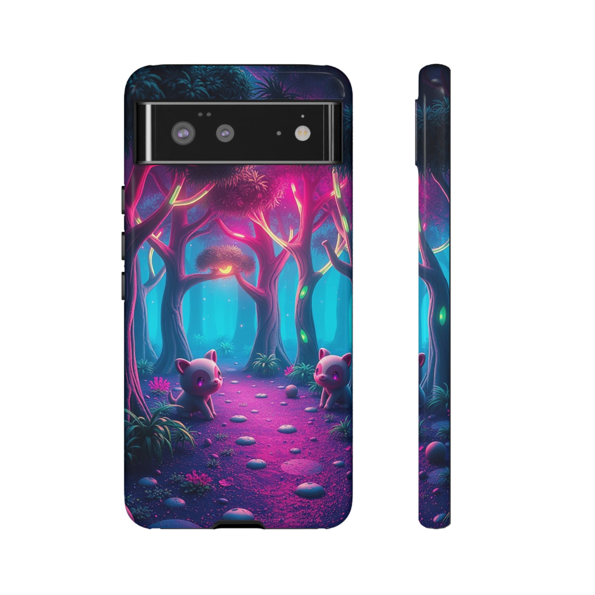 Mystical Forest Phone Case - Cute Animal Design, Tough Protection, Gift for Nature Lovers, Fantasy Decor, Phone Accessories, Eco-Friendly