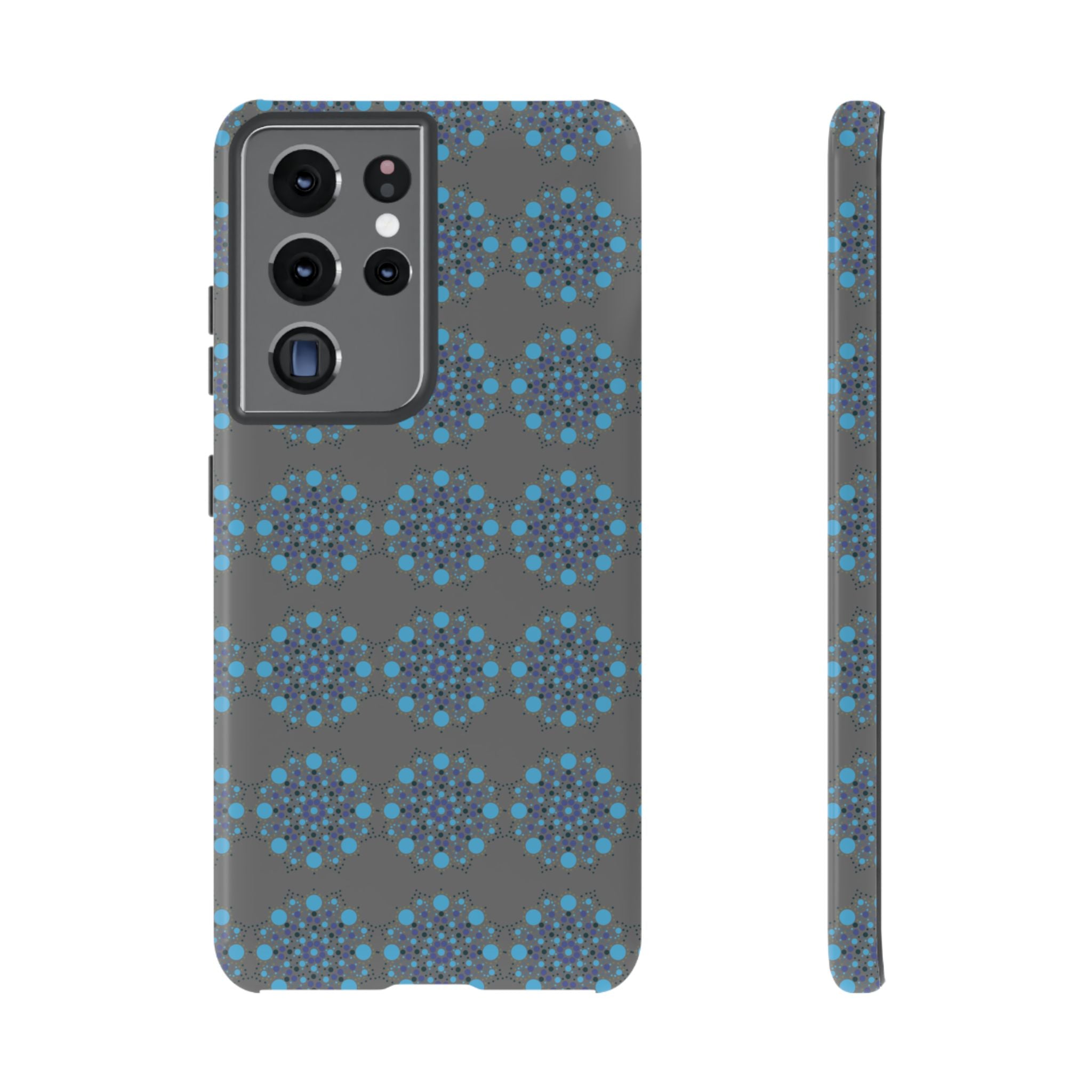 lue Geometric Phone Case for iPhone, Samsung, Google - Abstract Pattern, Protective Cover, Modern Art Phone Case, Gift for Her