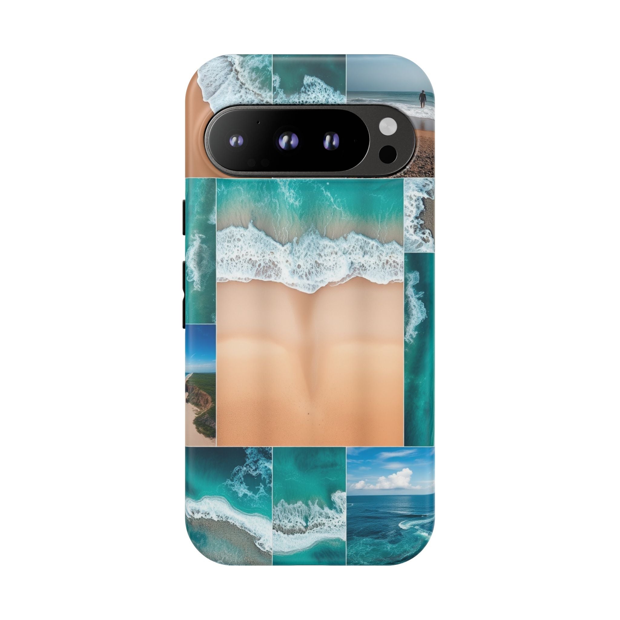 Beach Ocean Google Pixel Case Summer Vibe Coastal Tough Pixel Phone Case for Beach Lovers Travel Aesthetic Tropical Google Case Gift