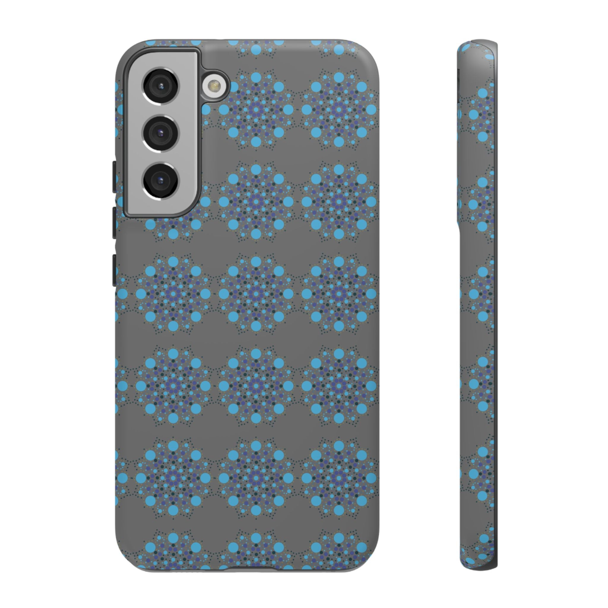 lue Geometric Phone Case for iPhone, Samsung, Google - Abstract Pattern, Protective Cover, Modern Art Phone Case, Gift for Her