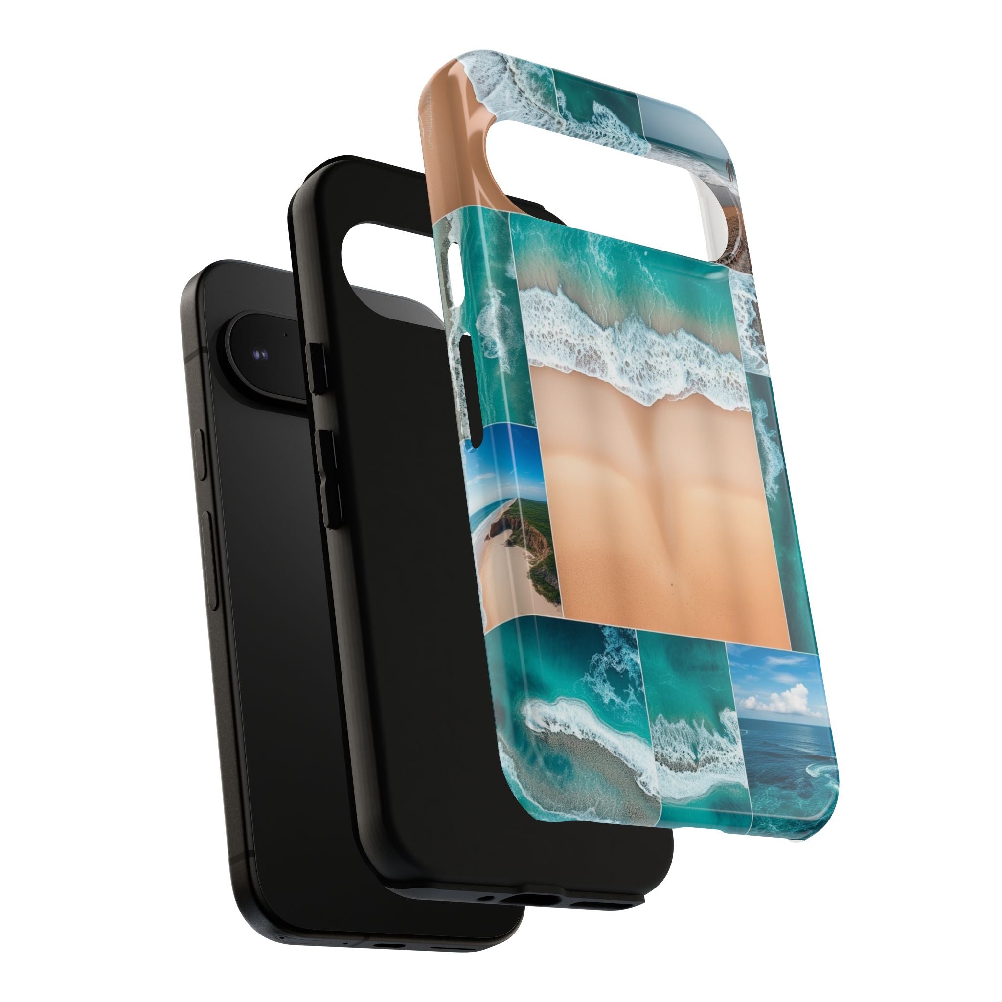 Beach Ocean Google Pixel Case Summer Vibe Coastal Tough Pixel Phone Case for Beach Lovers Travel Aesthetic Tropical Google Case Gift