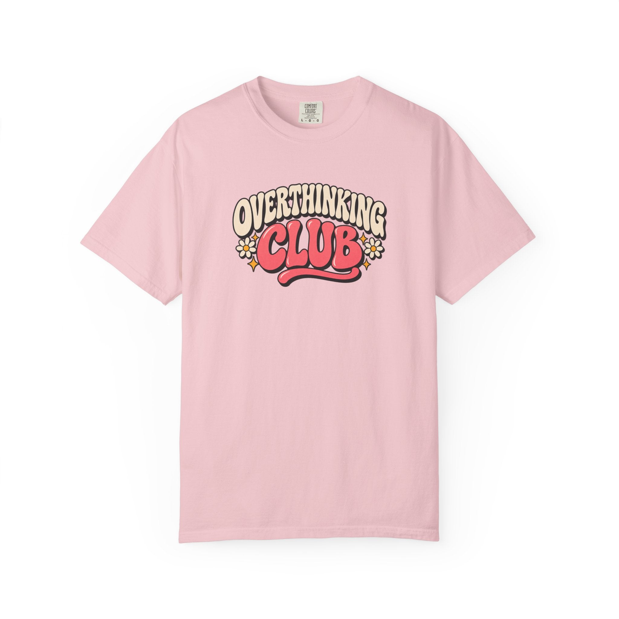 Overthinking Club Shirt – Funny Retro Graphic Tee