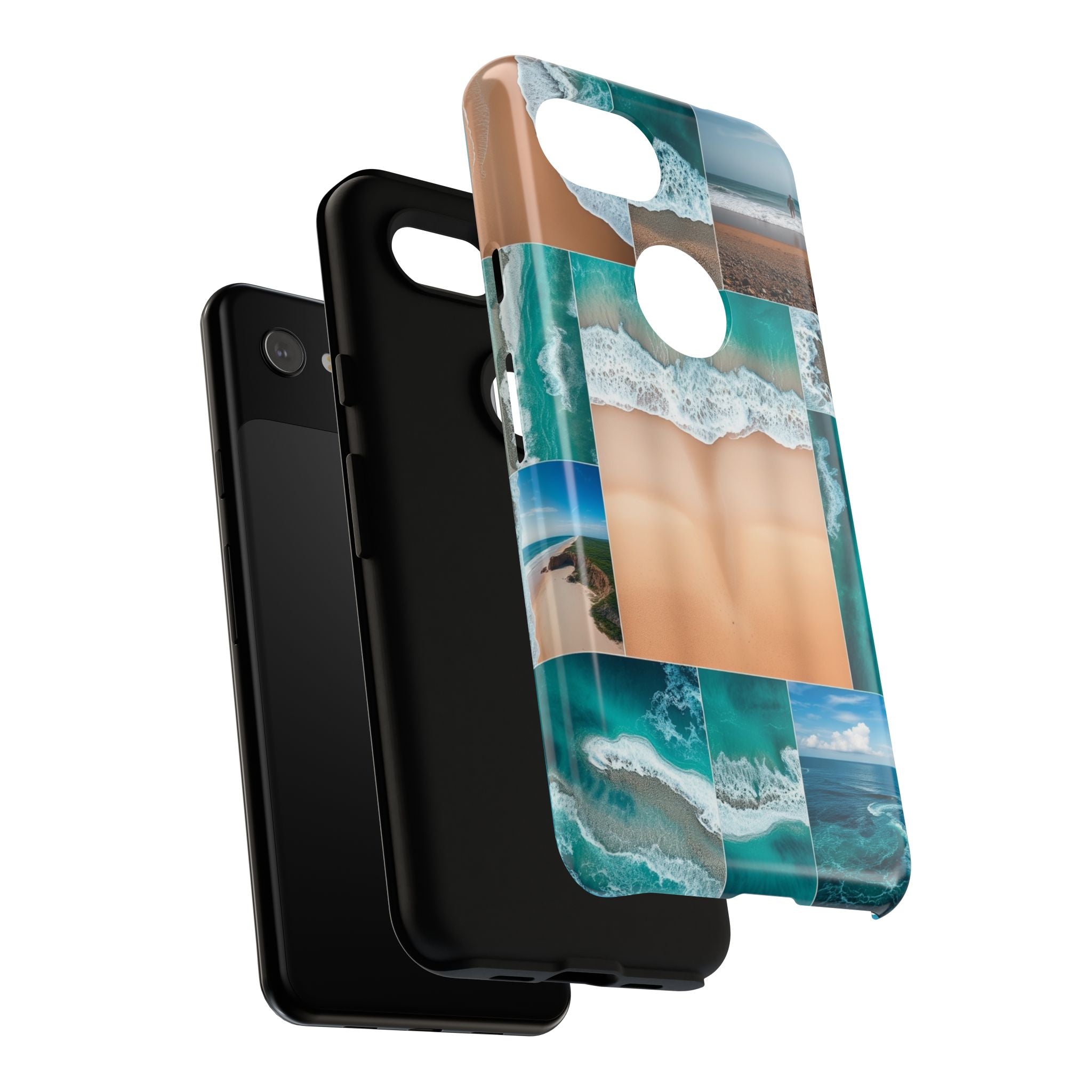 Beach Ocean Google Pixel Case Summer Vibe Coastal Tough Pixel Phone Case for Beach Lovers Travel Aesthetic Tropical Google Case Gift