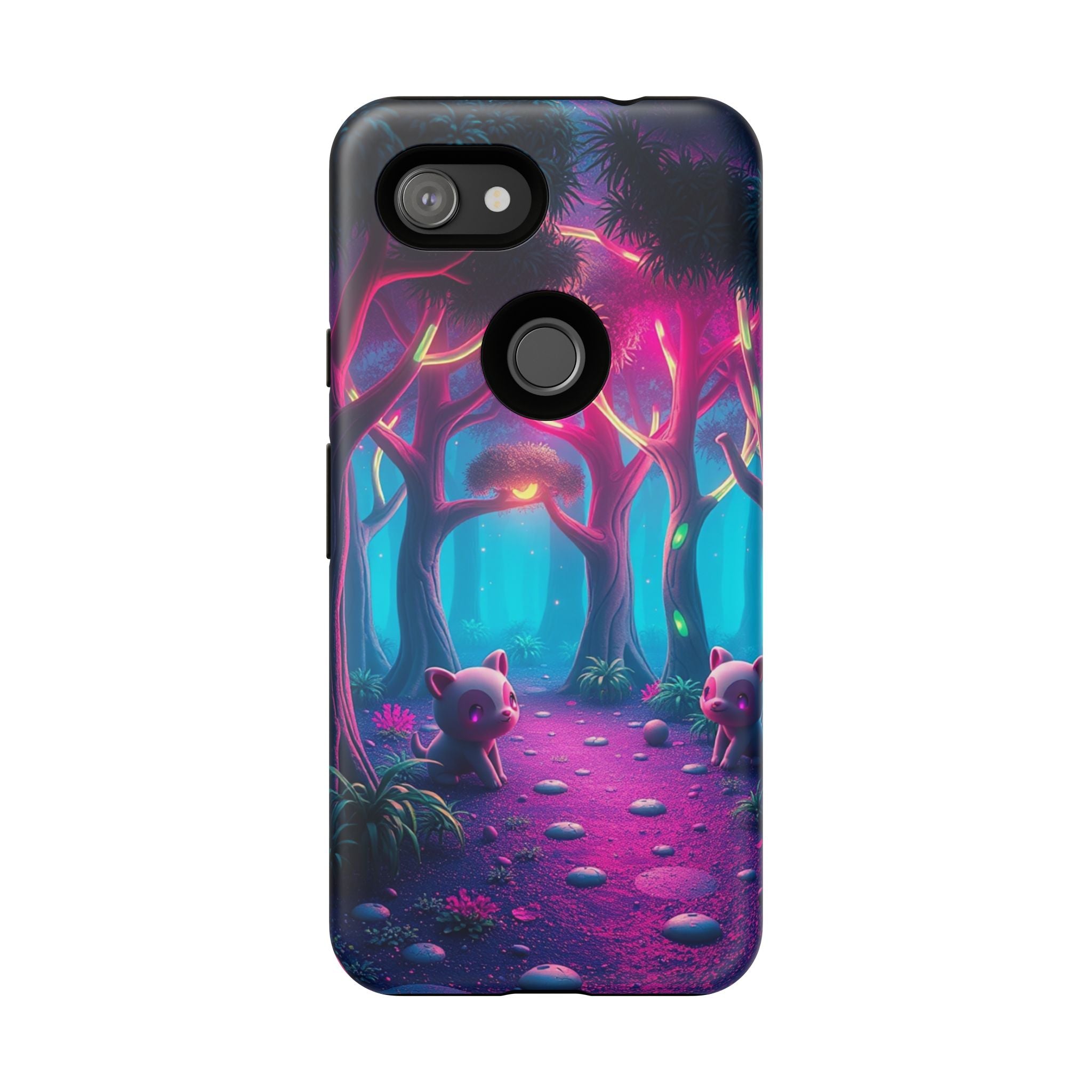 Mystical Forest Phone Case - Cute Animal Design, Tough Protection, Gift for Nature Lovers, Fantasy Decor, Phone Accessories, Eco-Friendly