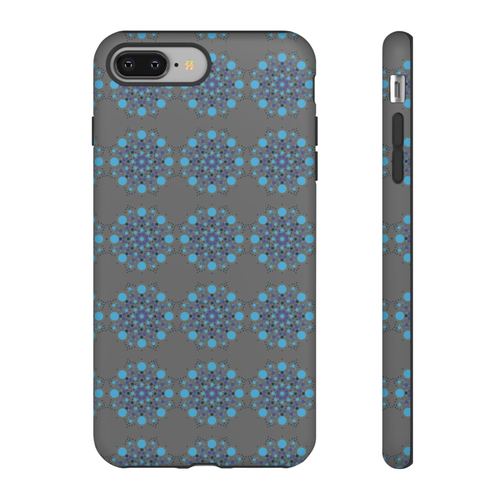 lue Geometric Phone Case for iPhone, Samsung, Google - Abstract Pattern, Protective Cover, Modern Art Phone Case, Gift for Her