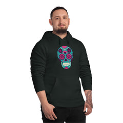Sugar Skull Unisex Drummer Hoodie Skull Graphic Hoodie for Men ad Women's Hoodie