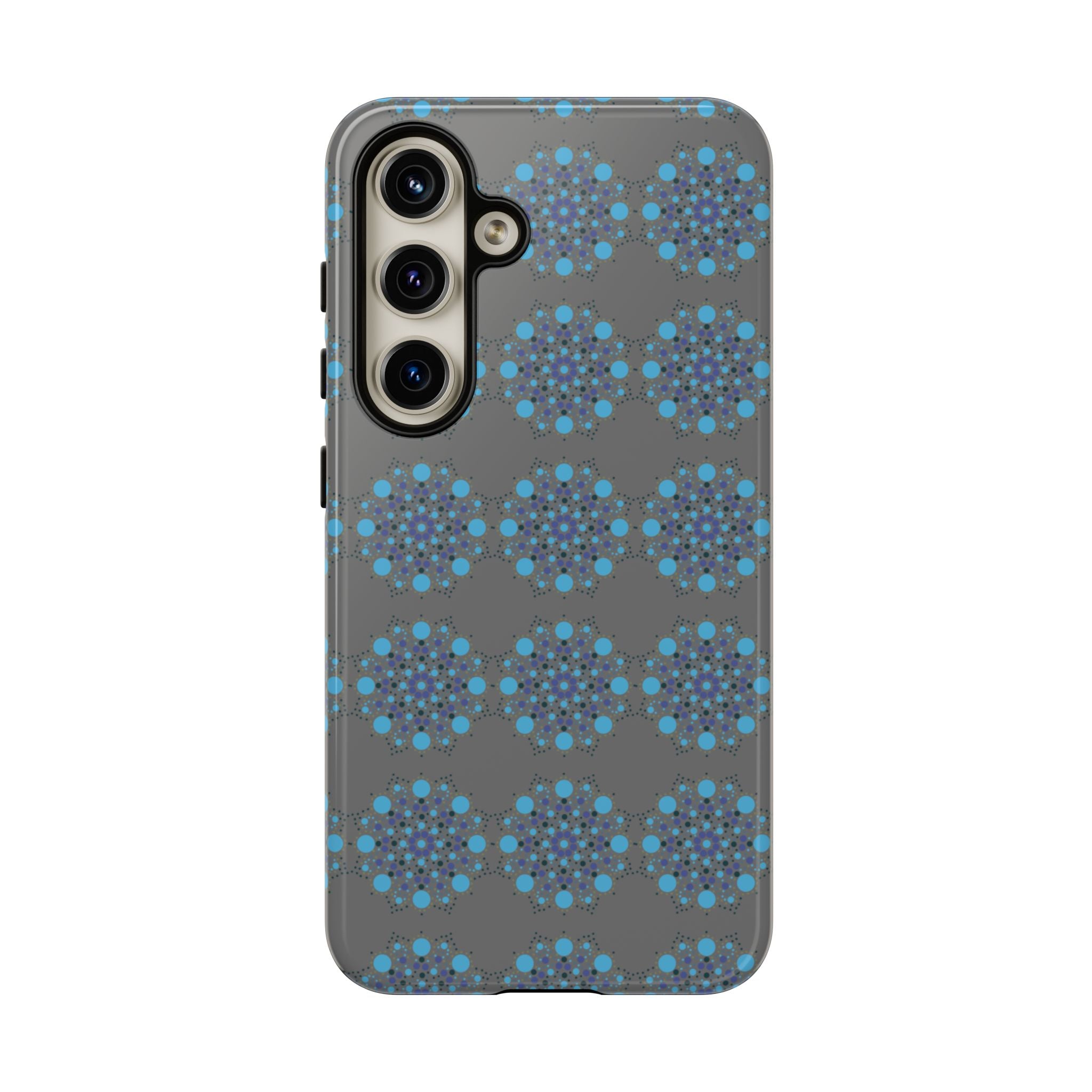 lue Geometric Phone Case for iPhone, Samsung, Google - Abstract Pattern, Protective Cover, Modern Art Phone Case, Gift for Her