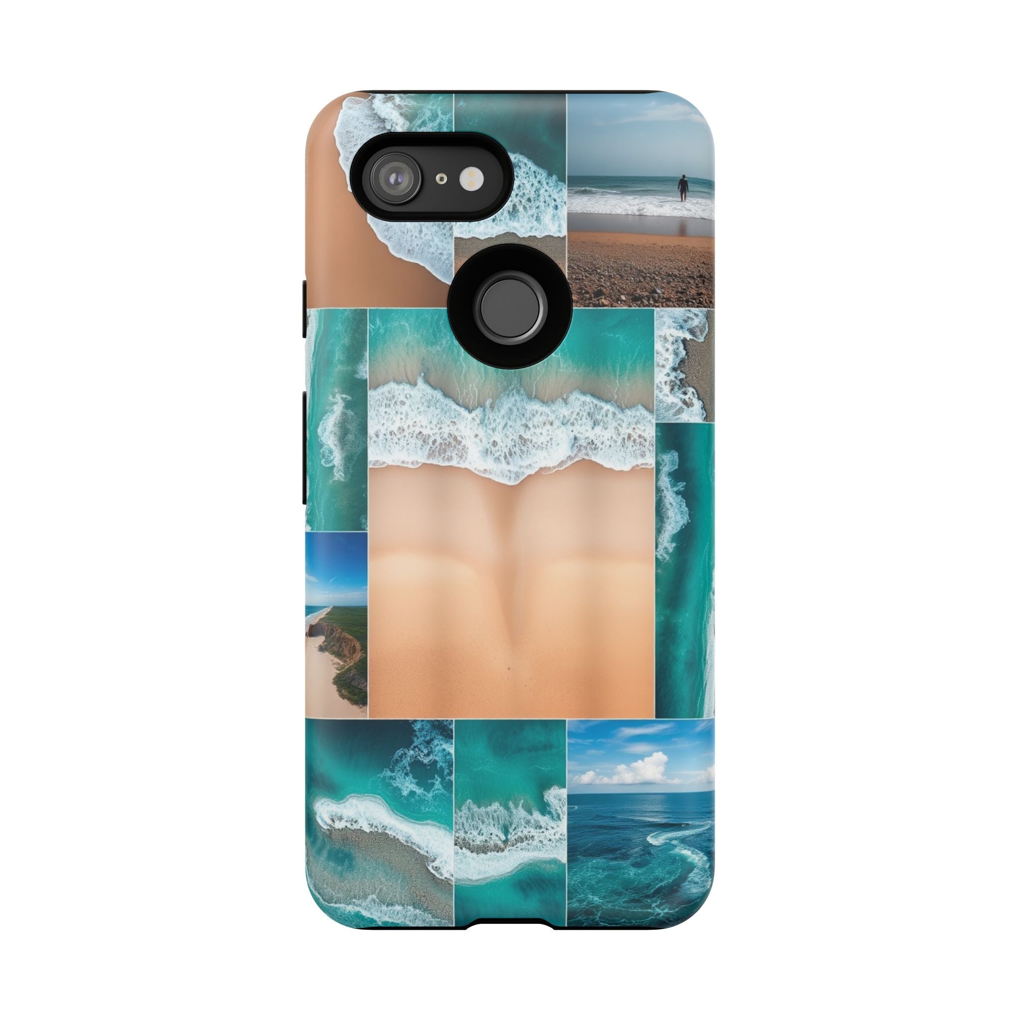 Beach Ocean Google Pixel Case Summer Vibe Coastal Tough Pixel Phone Case for Beach Lovers Travel Aesthetic Tropical Google Case Gift