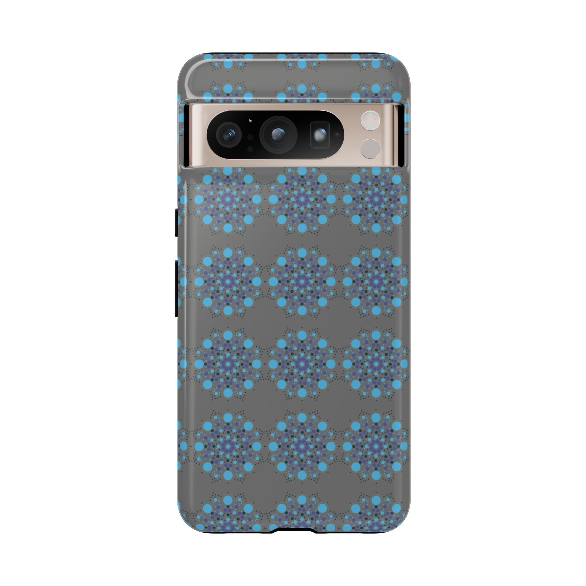 lue Geometric Phone Case for iPhone, Samsung, Google - Abstract Pattern, Protective Cover, Modern Art Phone Case, Gift for Her