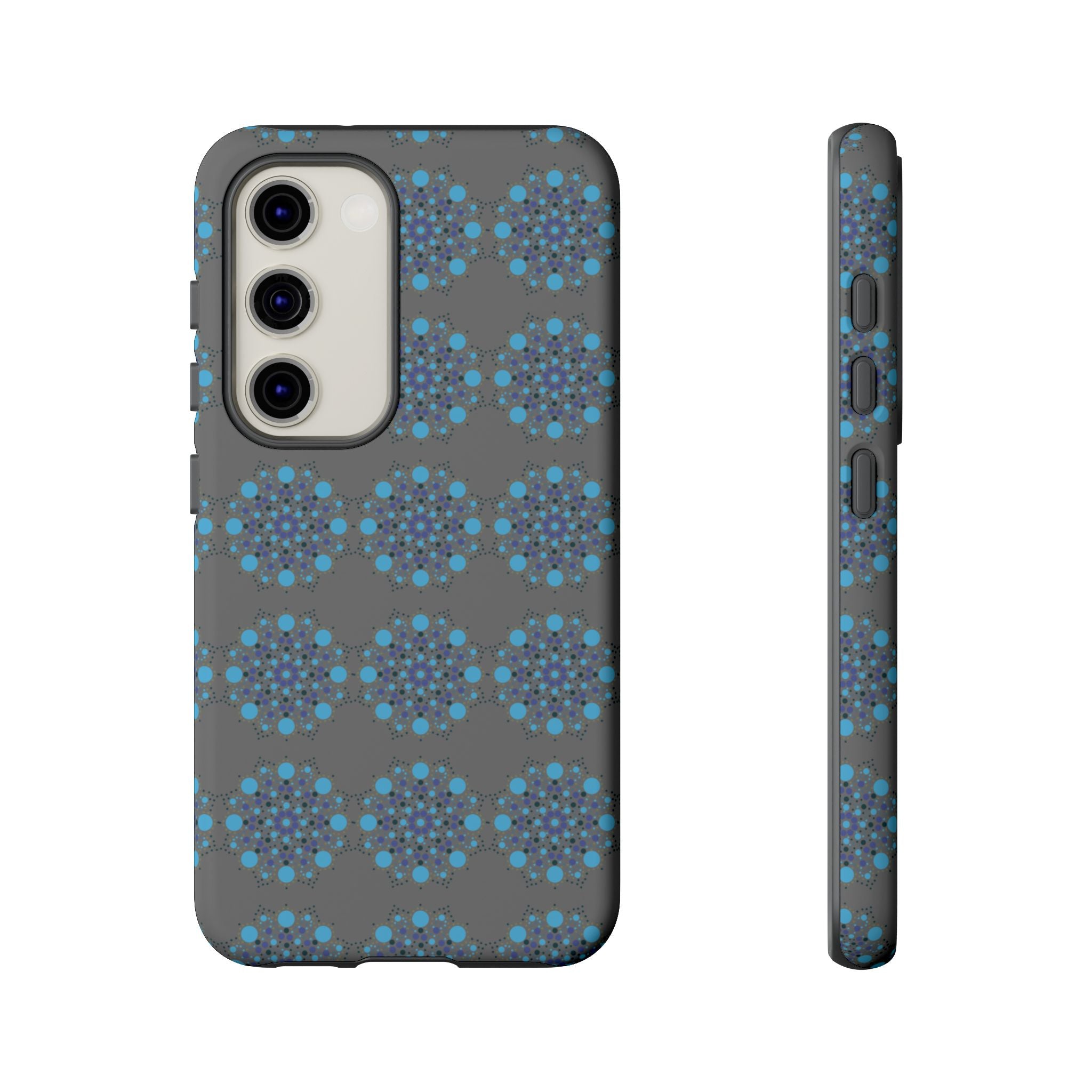 lue Geometric Phone Case for iPhone, Samsung, Google - Abstract Pattern, Protective Cover, Modern Art Phone Case, Gift for Her
