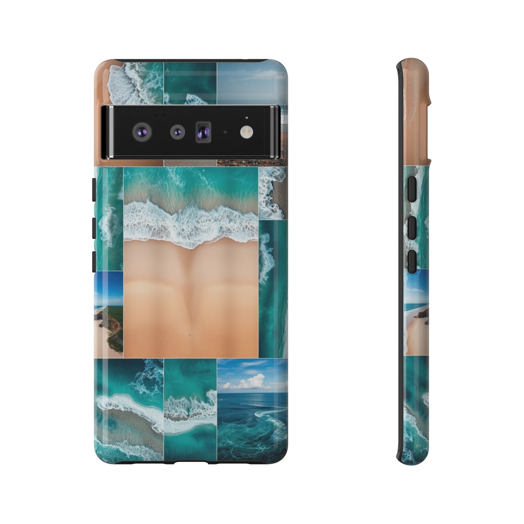 Beach Ocean Google Pixel Case Summer Vibe Coastal Tough Pixel Phone Case for Beach Lovers Travel Aesthetic Tropical Google Case Gift