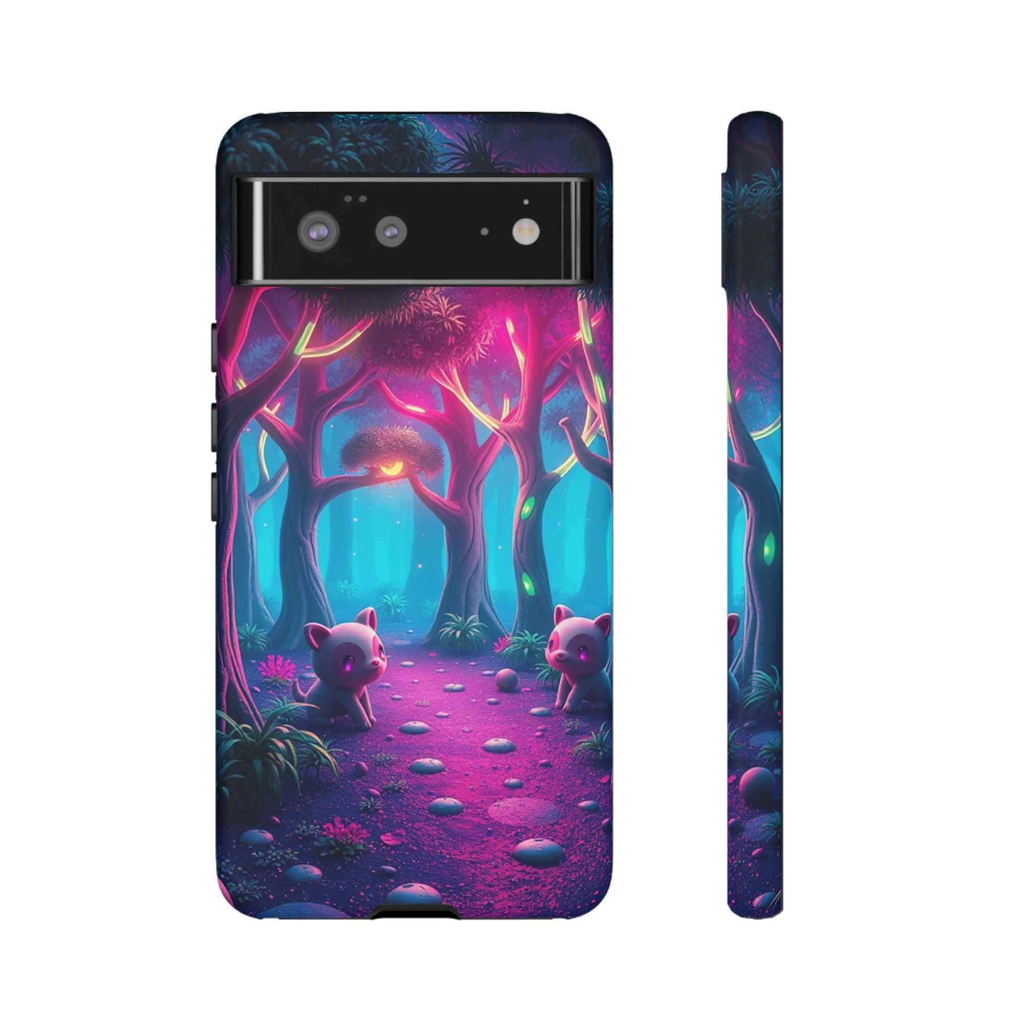 Mystical Forest Phone Case - Cute Animal Design, Tough Protection, Gift for Nature Lovers, Fantasy Decor, Phone Accessories, Eco-Friendly