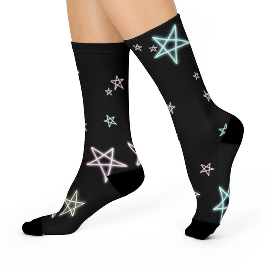 Wish Upon a Star Cushioned Crew Socks