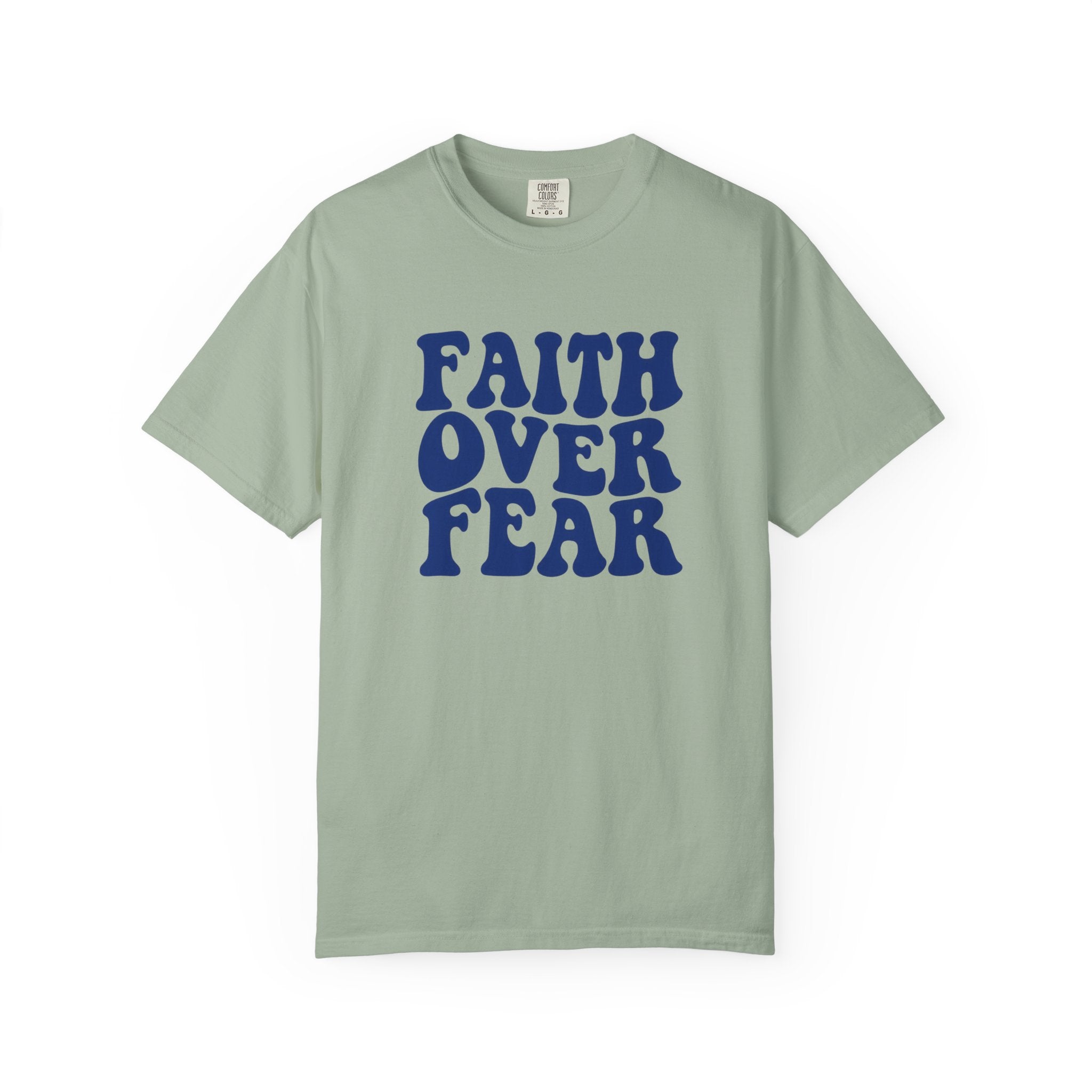Faith Over Fear Shirt – Retro Christian Graphic Tee