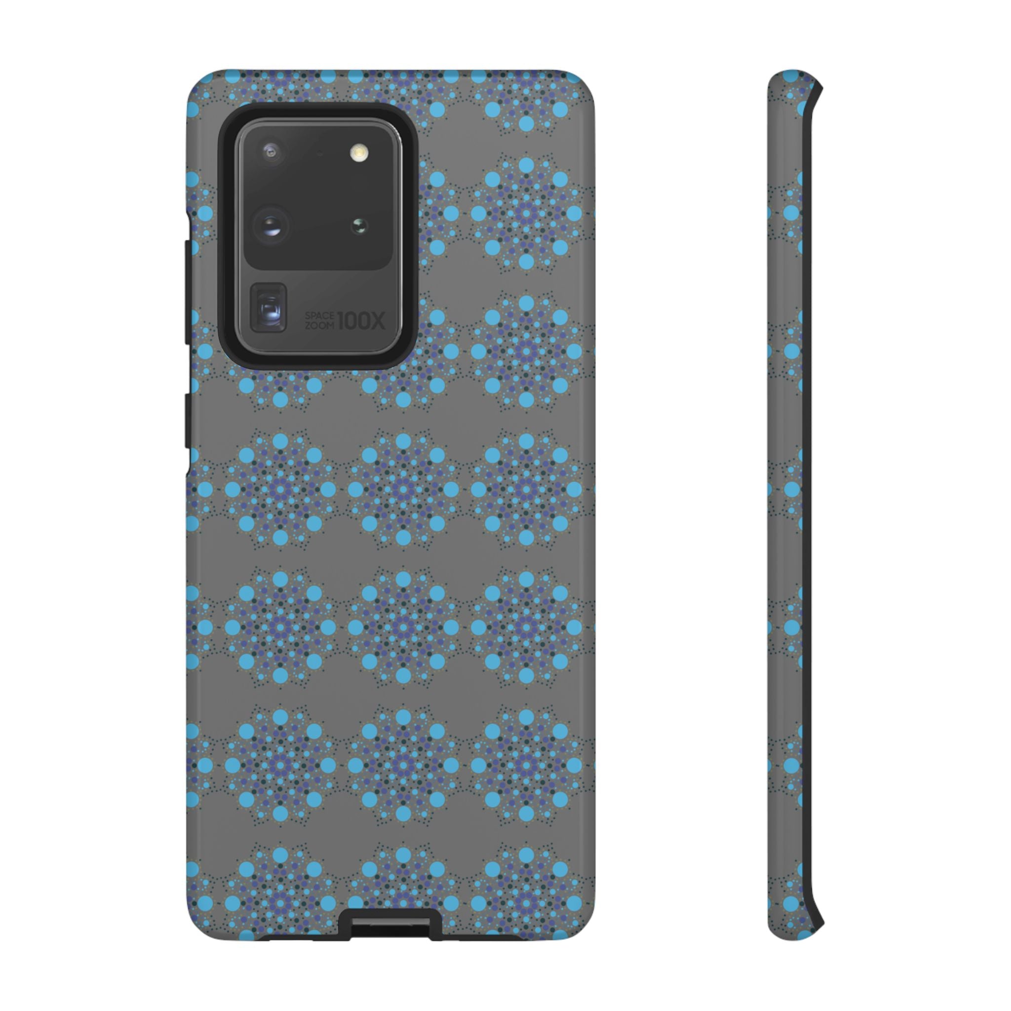 lue Geometric Phone Case for iPhone, Samsung, Google - Abstract Pattern, Protective Cover, Modern Art Phone Case, Gift for Her