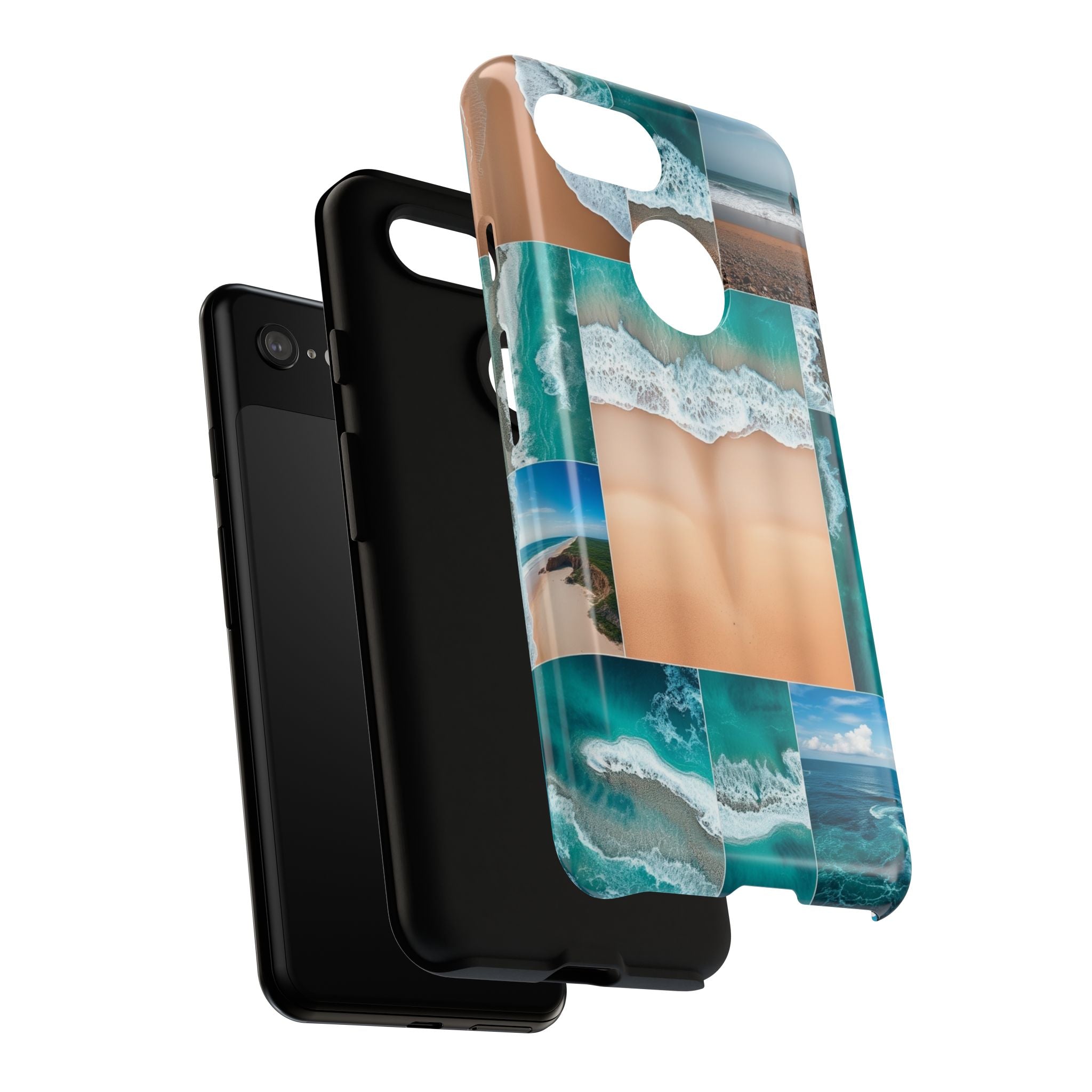 Beach Ocean Google Pixel Case Summer Vibe Coastal Tough Pixel Phone Case for Beach Lovers Travel Aesthetic Tropical Google Case Gift