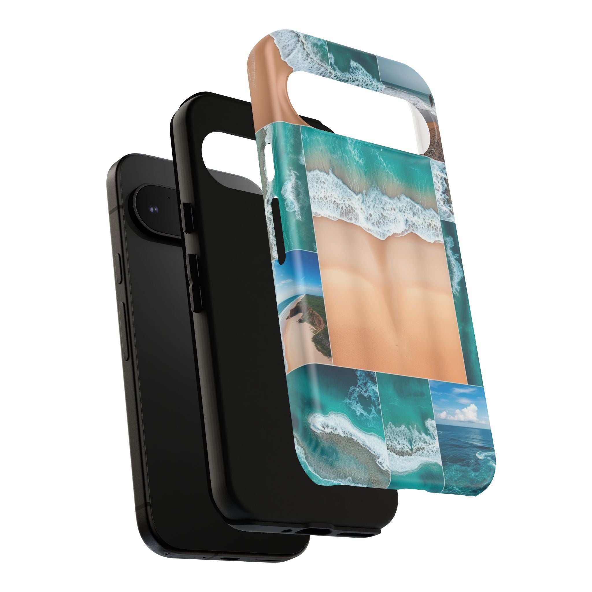 Beach Ocean Google Pixel Case Summer Vibe Coastal Tough Pixel Phone Case for Beach Lovers Travel Aesthetic Tropical Google Case Gift