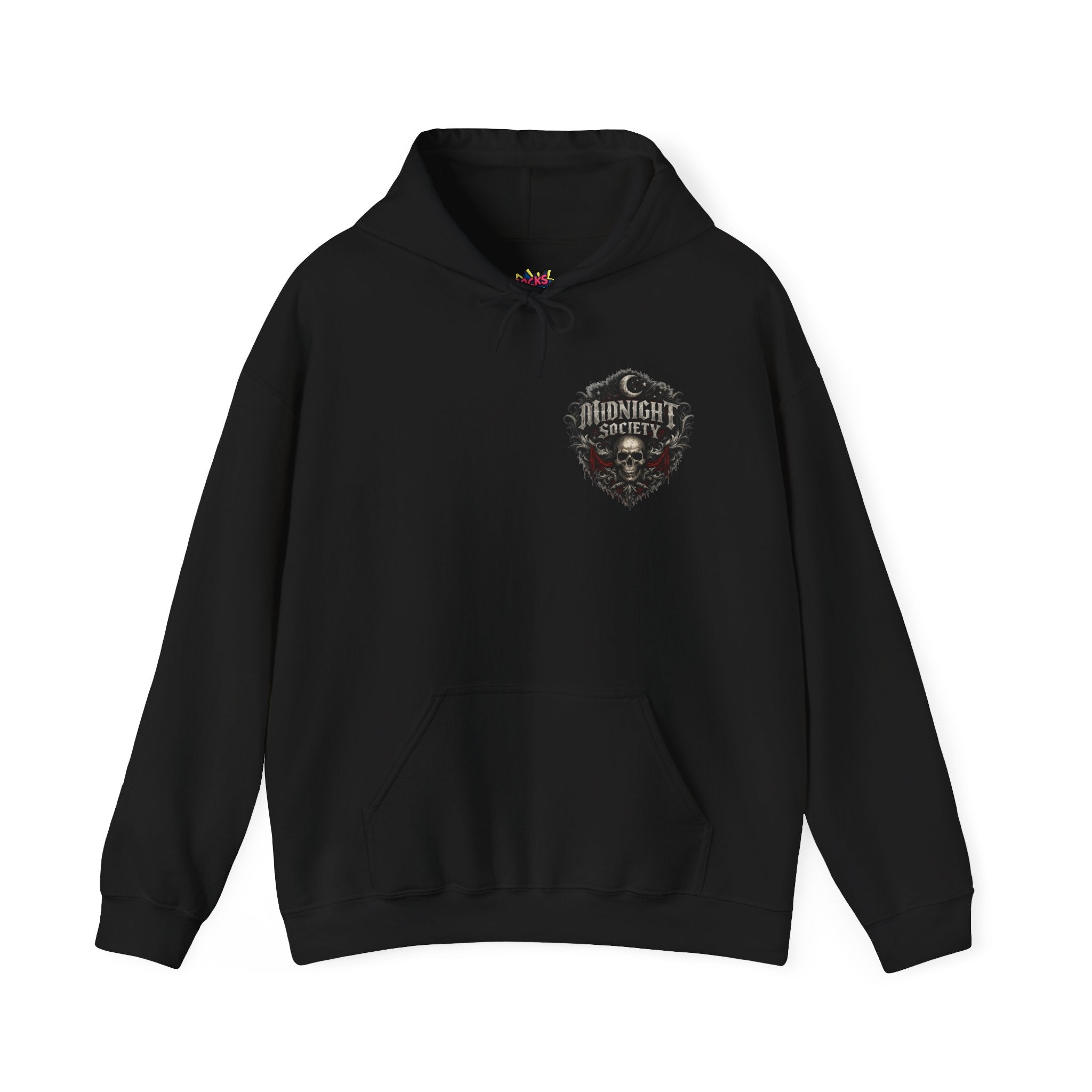 Midnight Society Gothic Skull Hoodie – Dark Streetwear Graphic Sweatshirt