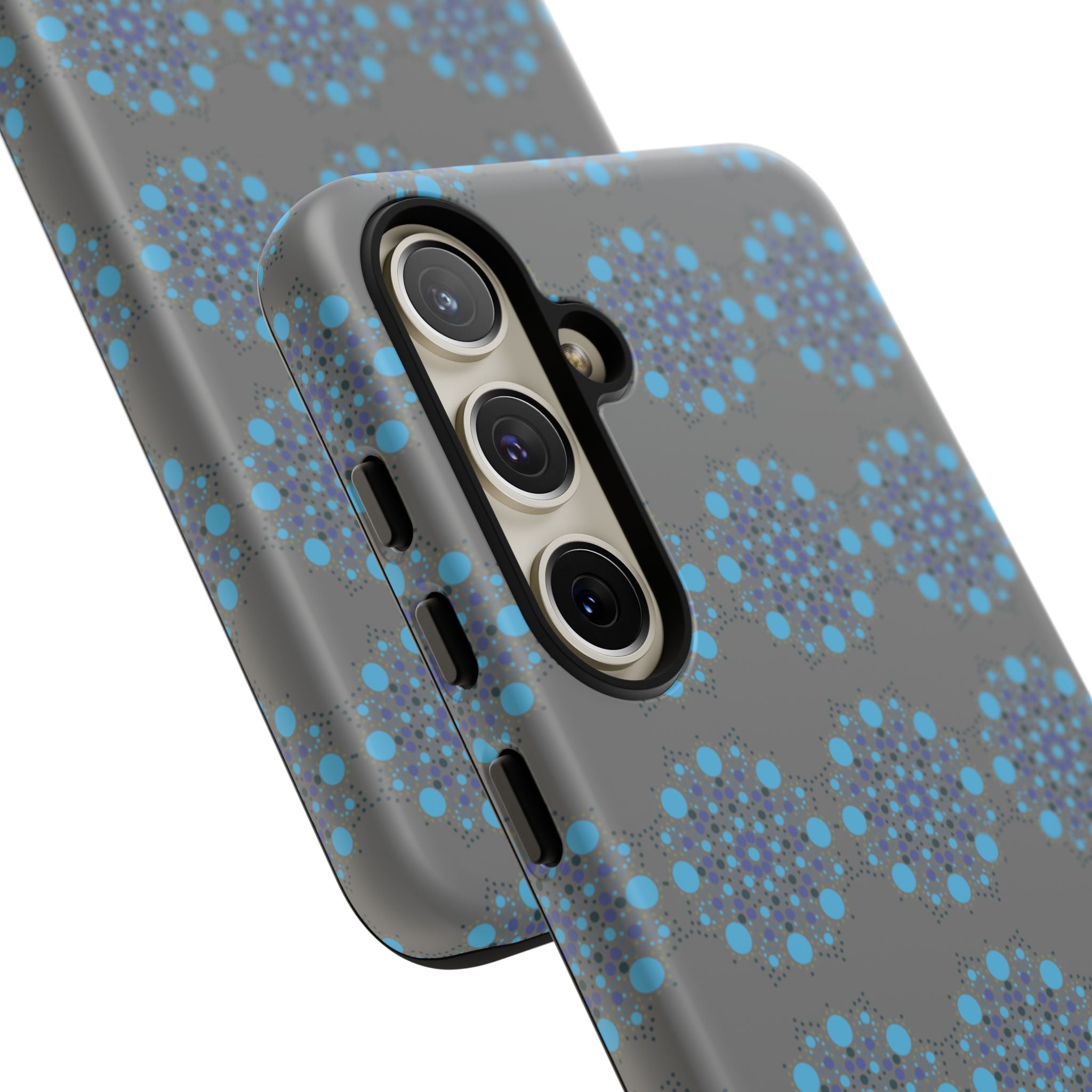 lue Geometric Phone Case for iPhone, Samsung, Google - Abstract Pattern, Protective Cover, Modern Art Phone Case, Gift for Her