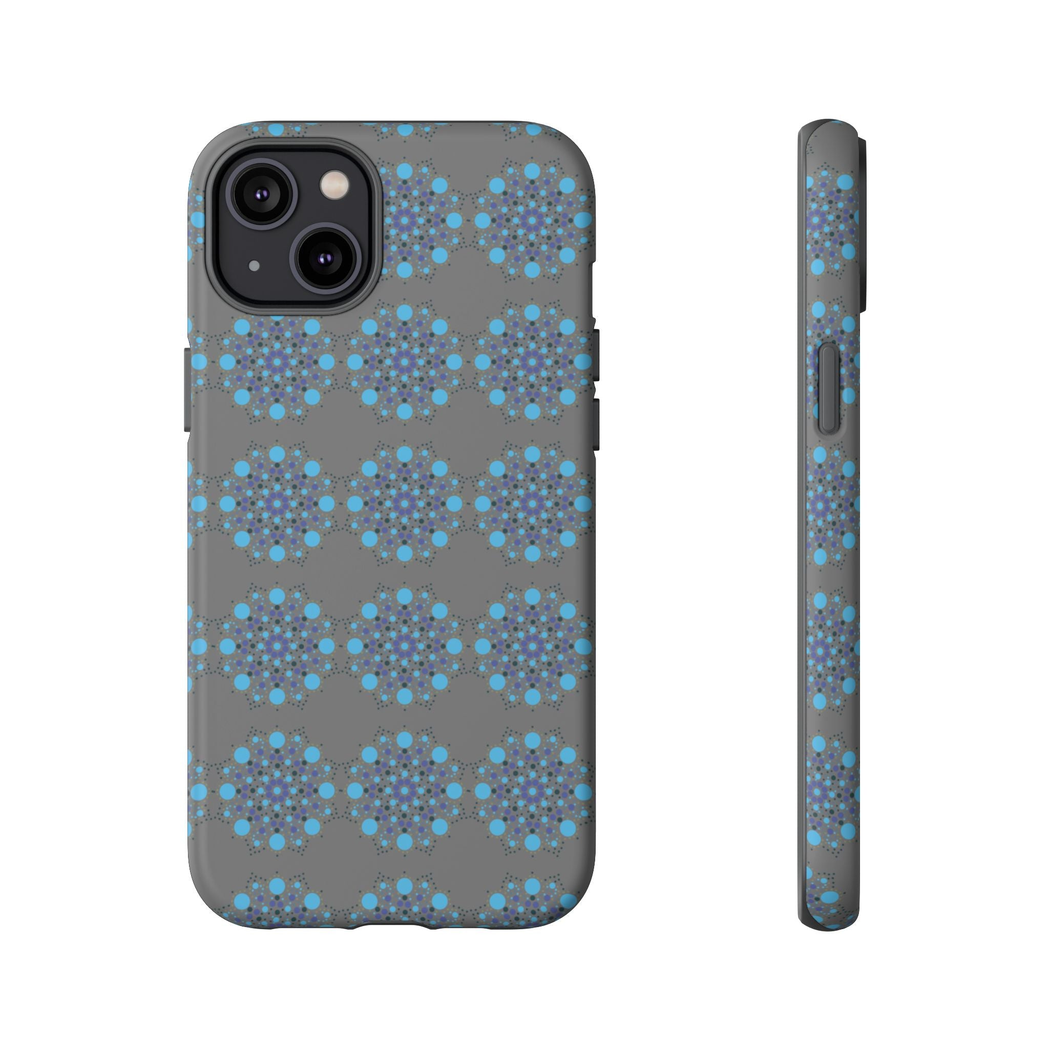 lue Geometric Phone Case for iPhone, Samsung, Google - Abstract Pattern, Protective Cover, Modern Art Phone Case, Gift for Her
