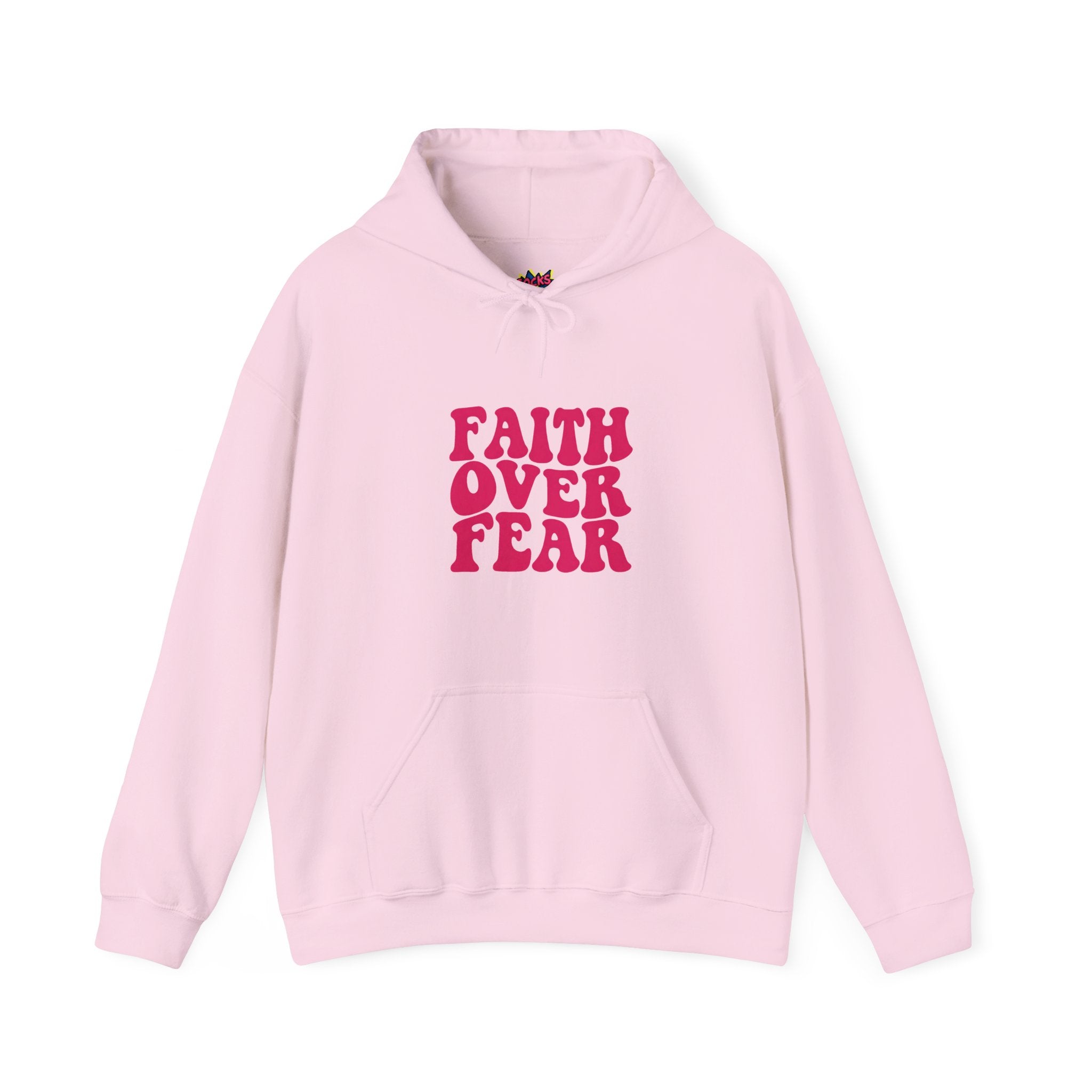 Faith Over Fear Hoodie – Retro Christian Graphic Sweatshirt