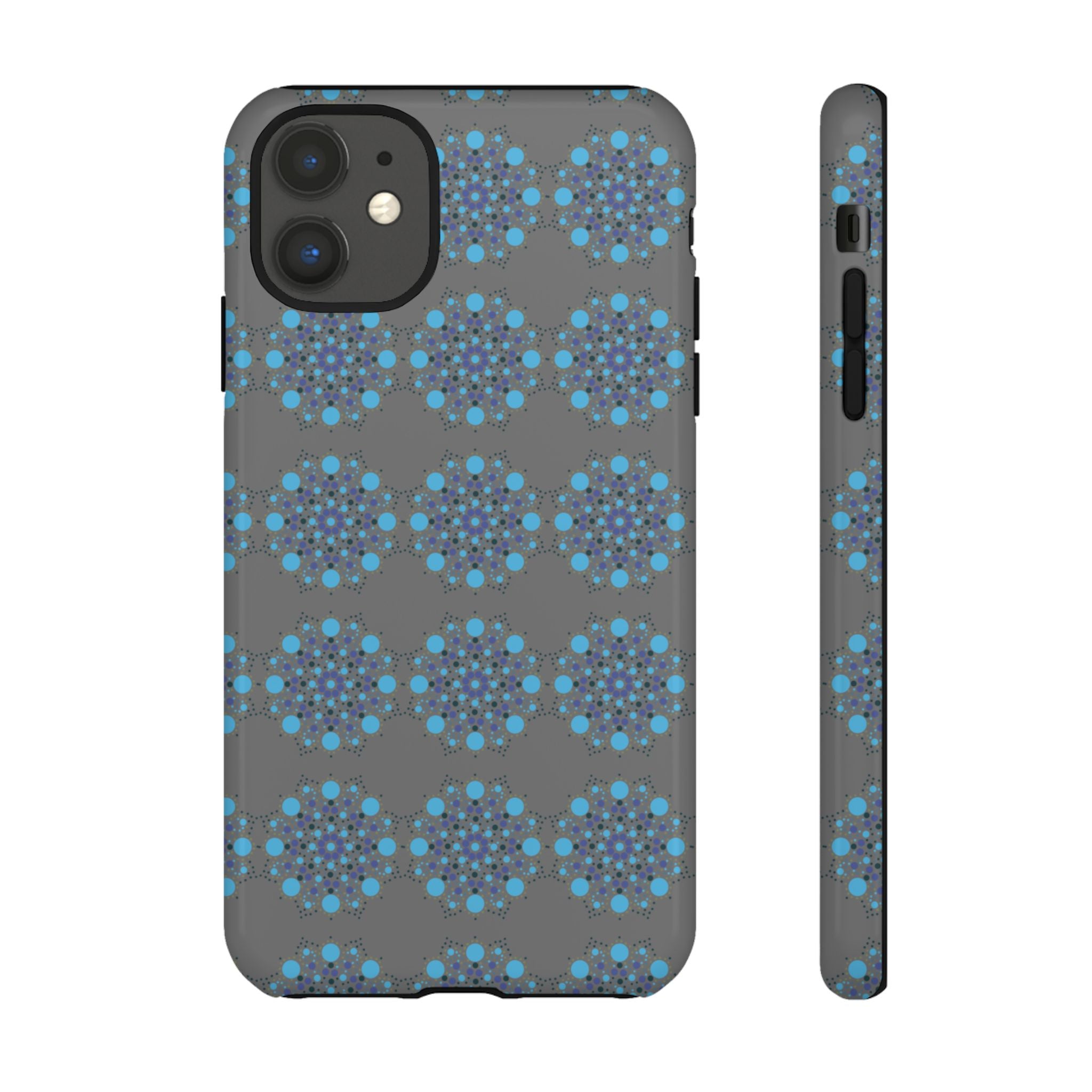 lue Geometric Phone Case for iPhone, Samsung, Google - Abstract Pattern, Protective Cover, Modern Art Phone Case, Gift for Her