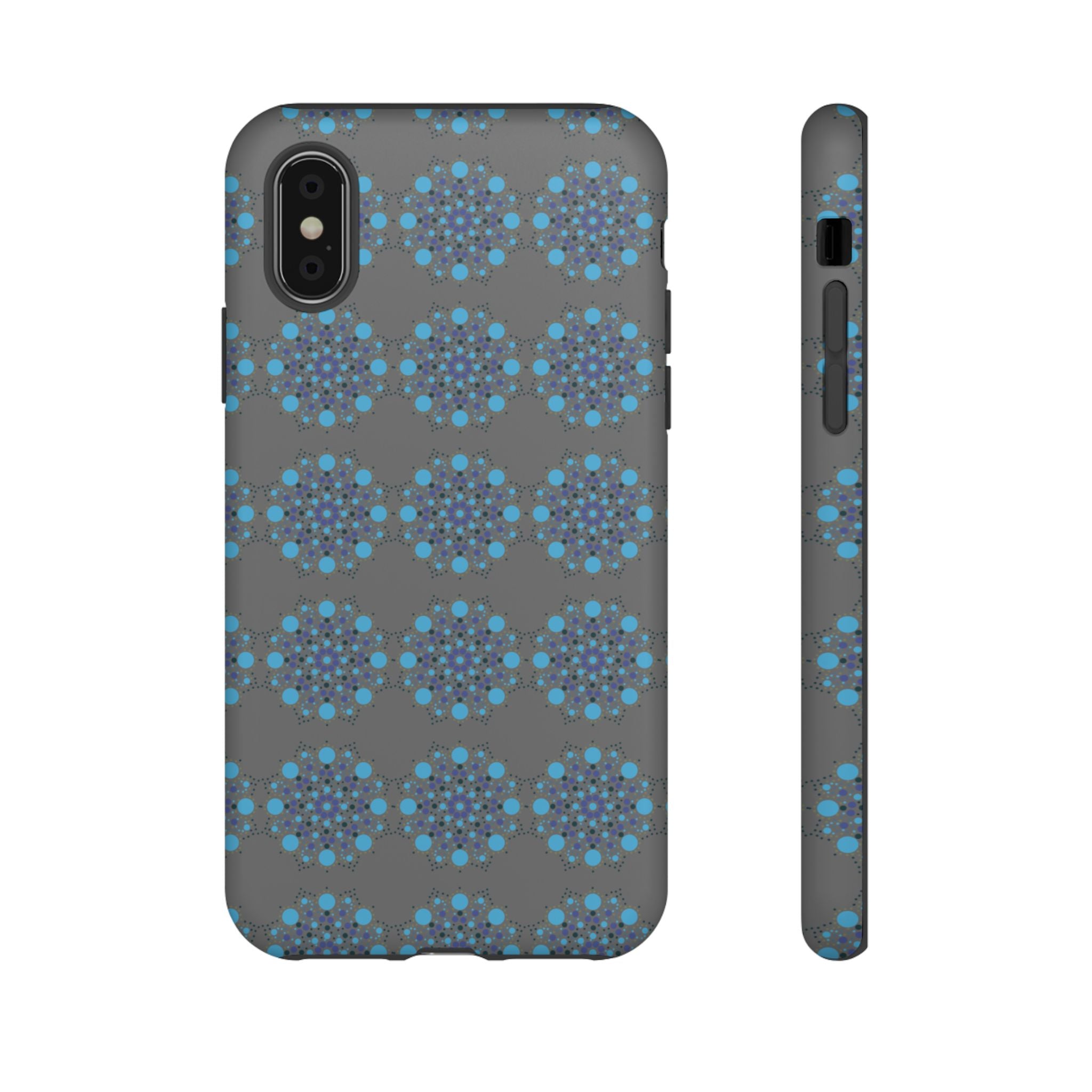 lue Geometric Phone Case for iPhone, Samsung, Google - Abstract Pattern, Protective Cover, Modern Art Phone Case, Gift for Her