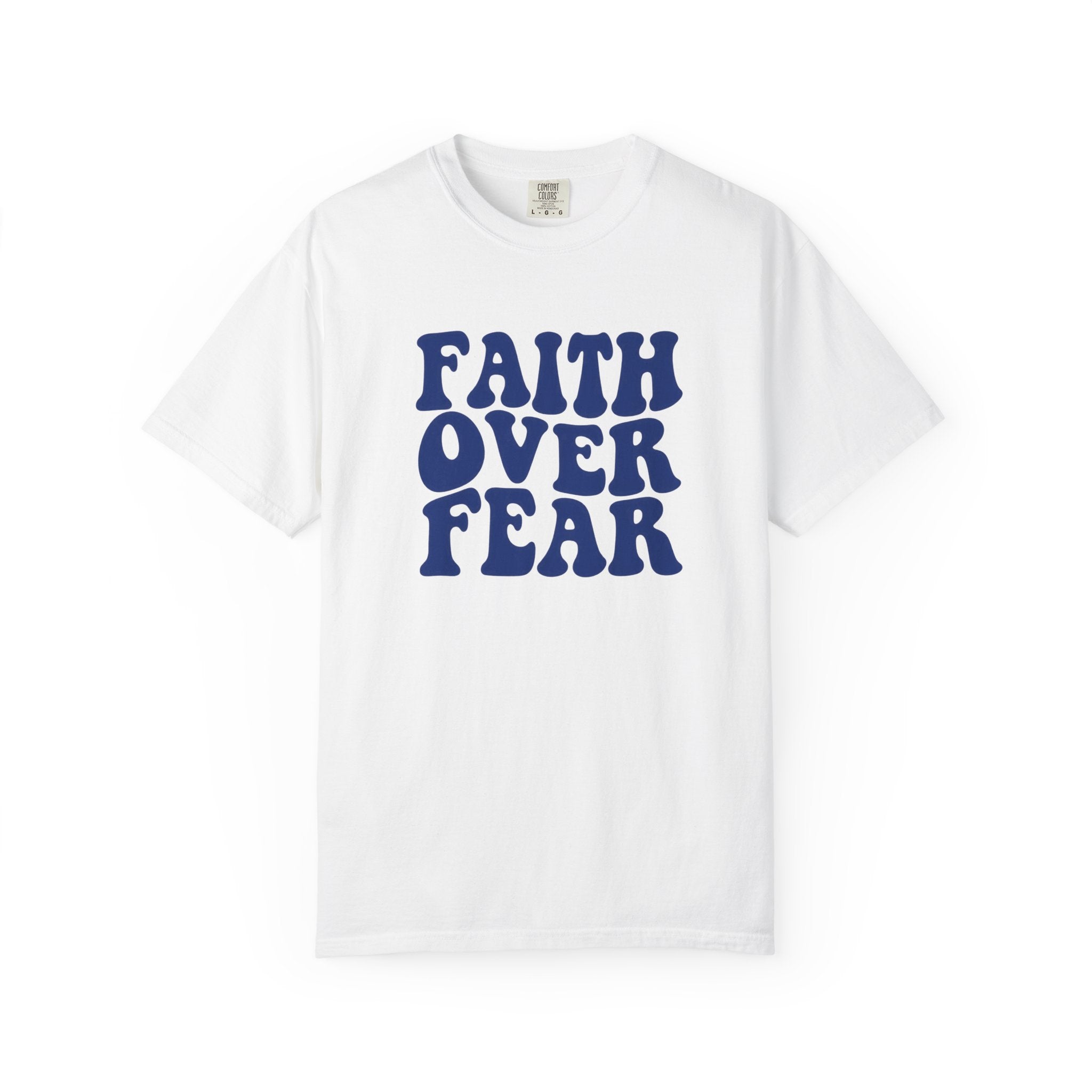 Faith Over Fear Shirt – Retro Christian Graphic Tee