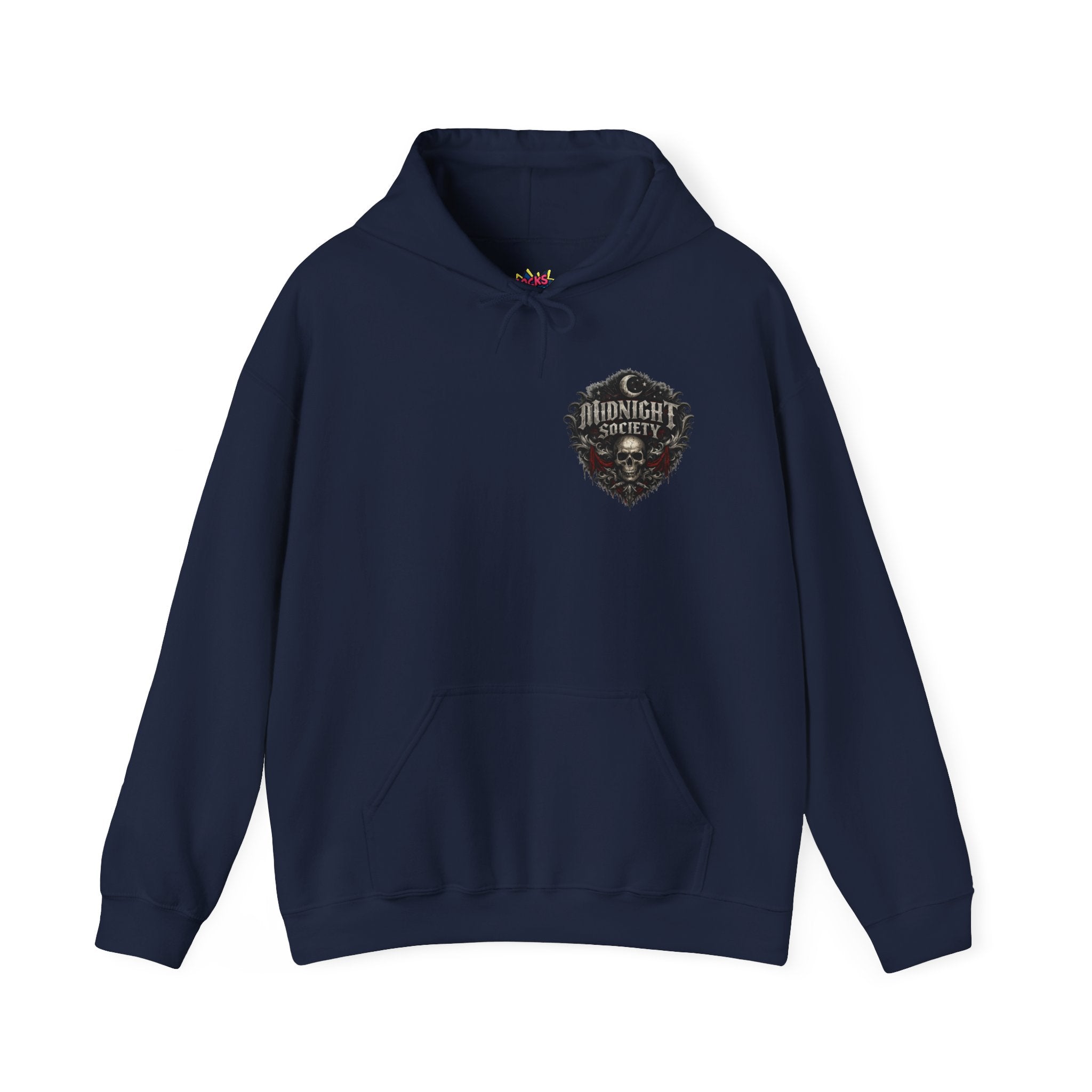 Midnight Society Gothic Skull Hoodie – Dark Streetwear Graphic Sweatshirt