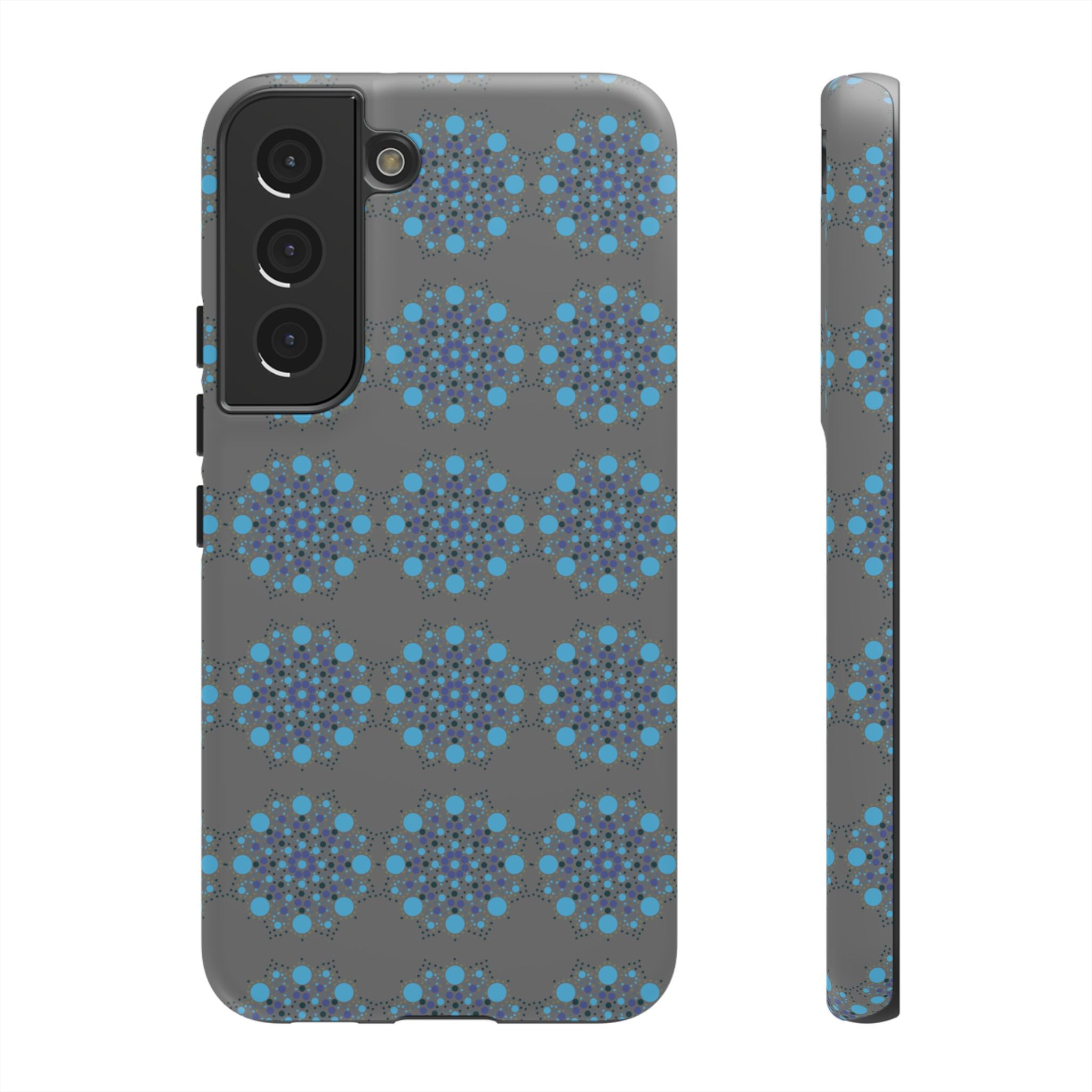 lue Geometric Phone Case for iPhone, Samsung, Google - Abstract Pattern, Protective Cover, Modern Art Phone Case, Gift for Her
