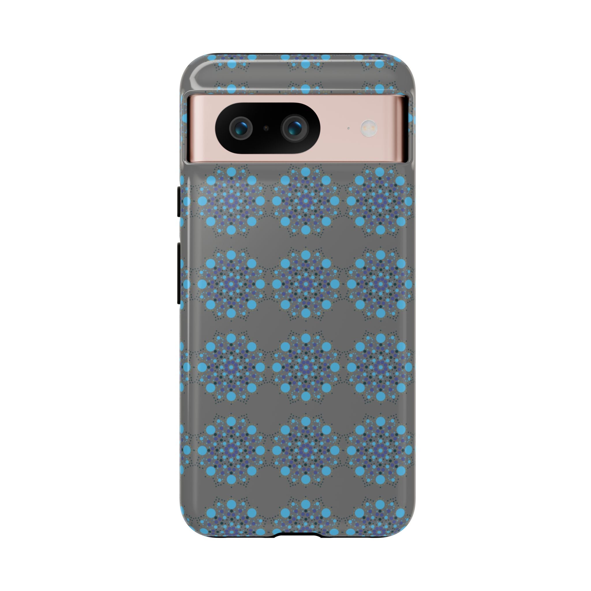 lue Geometric Phone Case for iPhone, Samsung, Google - Abstract Pattern, Protective Cover, Modern Art Phone Case, Gift for Her