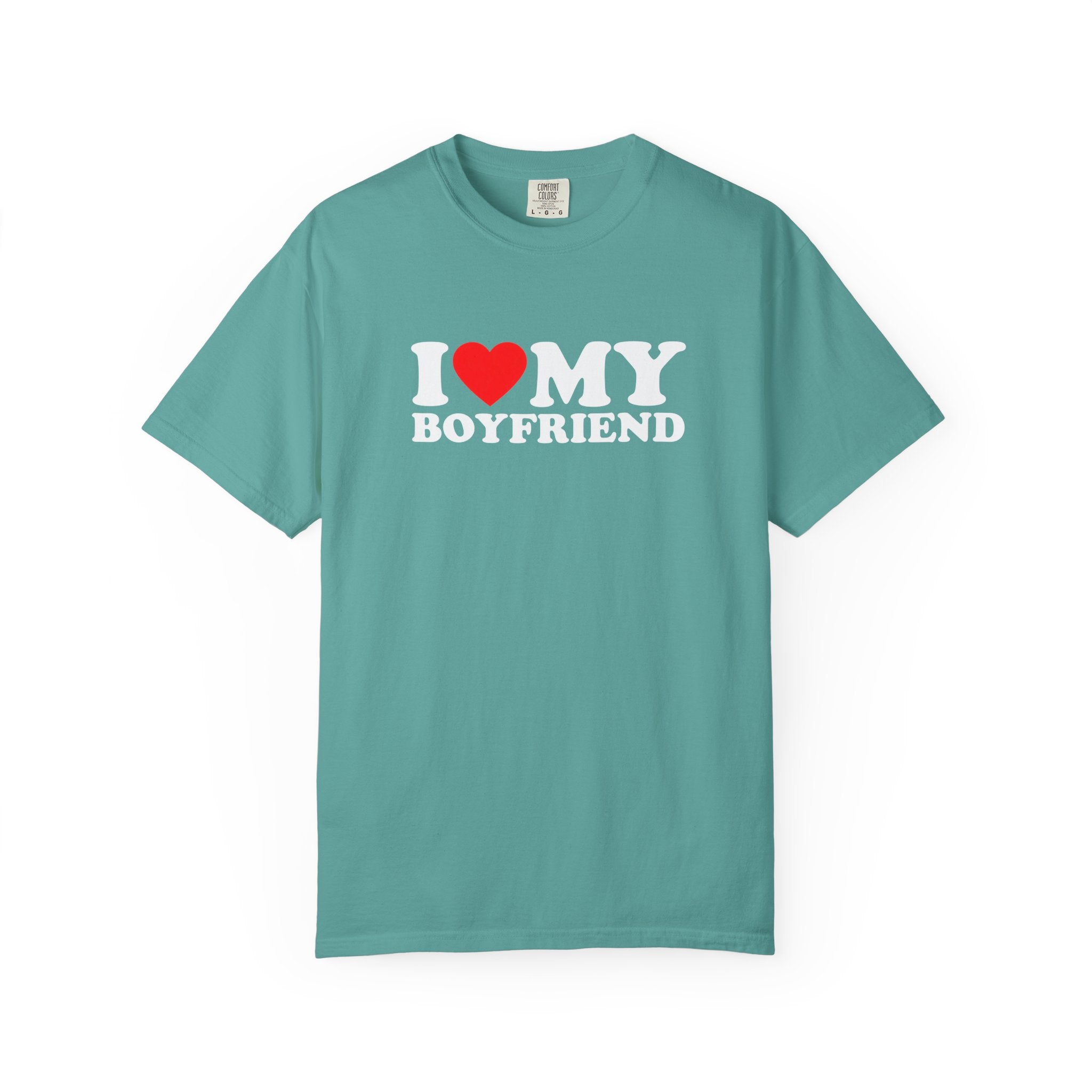 I Love My Boyfriend Shirt – Cute Relationship Graphic Tee