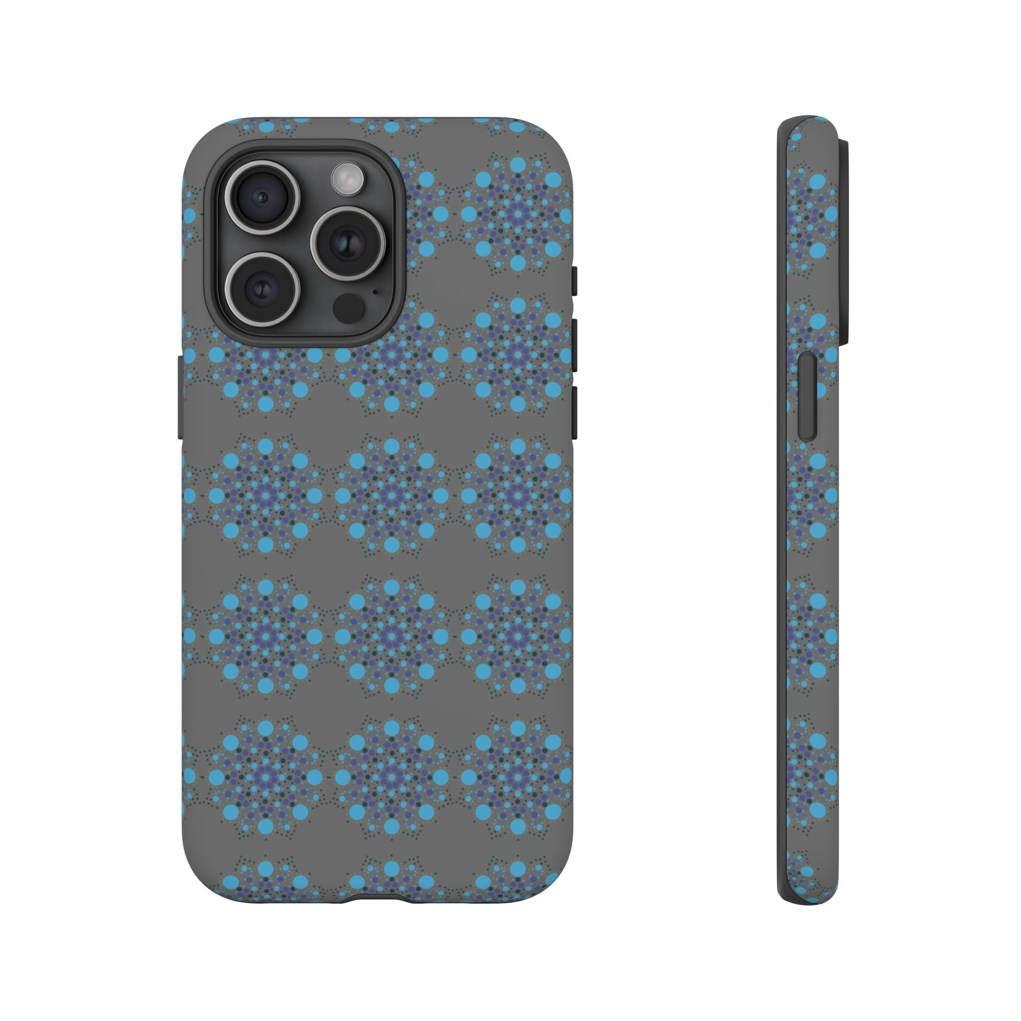 lue Geometric Phone Case for iPhone, Samsung, Google - Abstract Pattern, Protective Cover, Modern Art Phone Case, Gift for Her