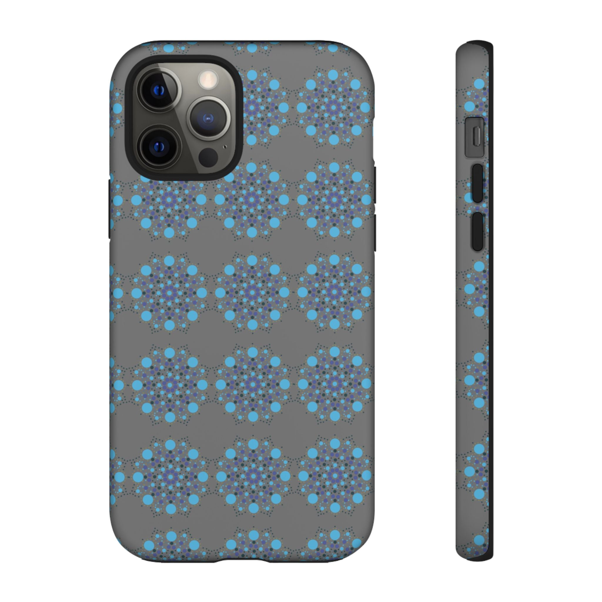 lue Geometric Phone Case for iPhone, Samsung, Google - Abstract Pattern, Protective Cover, Modern Art Phone Case, Gift for Her