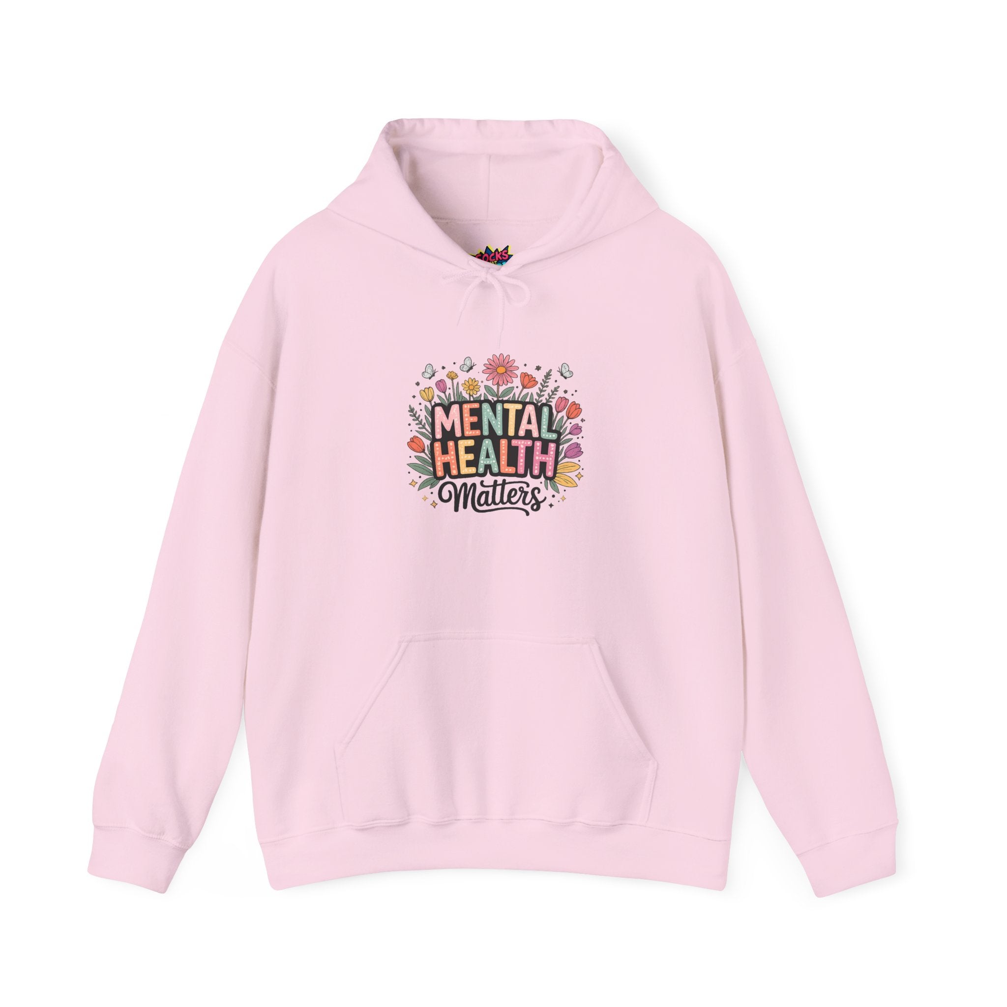 Mental Health Matters Hoodie – Floral Awareness Graphic Sweatshirt