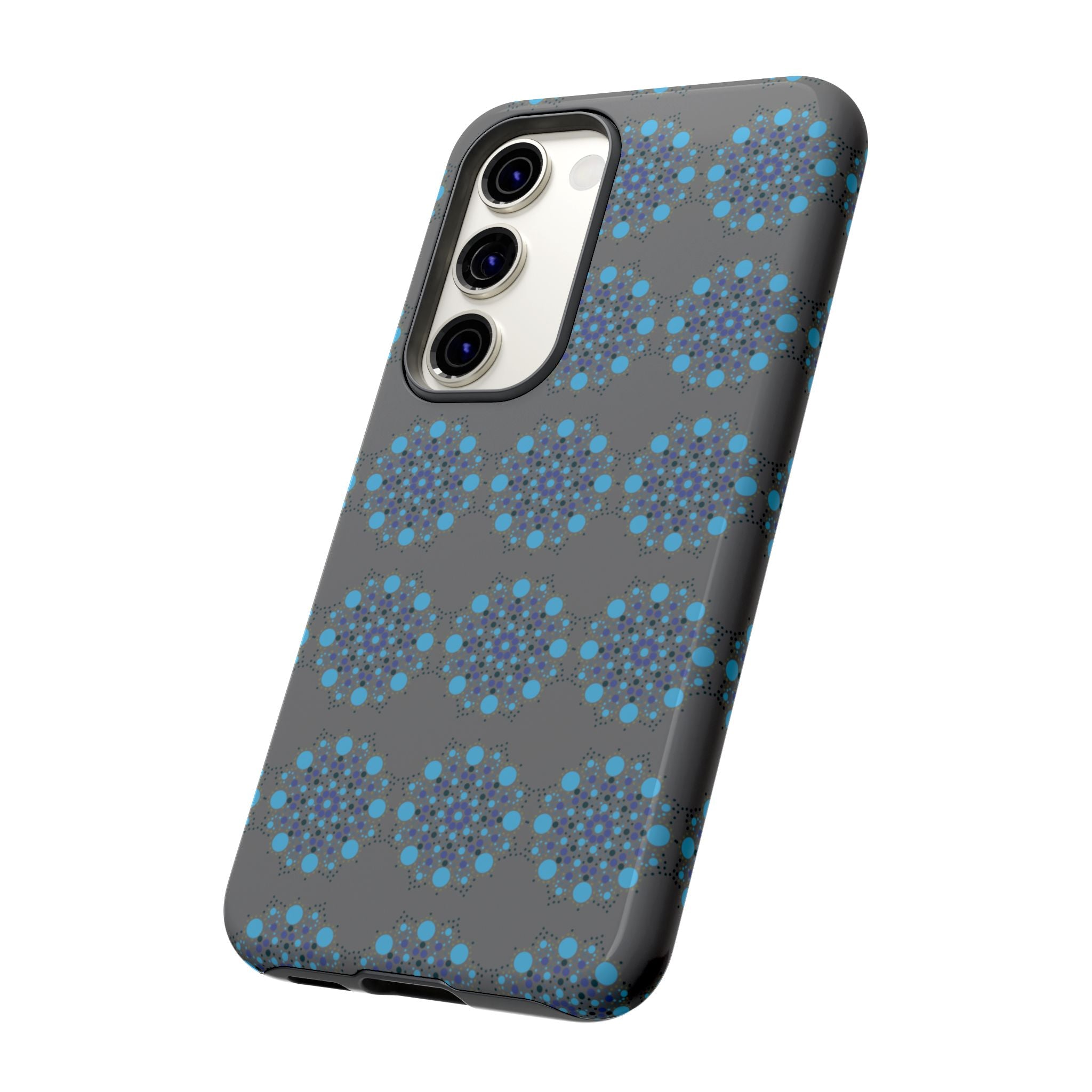 lue Geometric Phone Case for iPhone, Samsung, Google - Abstract Pattern, Protective Cover, Modern Art Phone Case, Gift for Her
