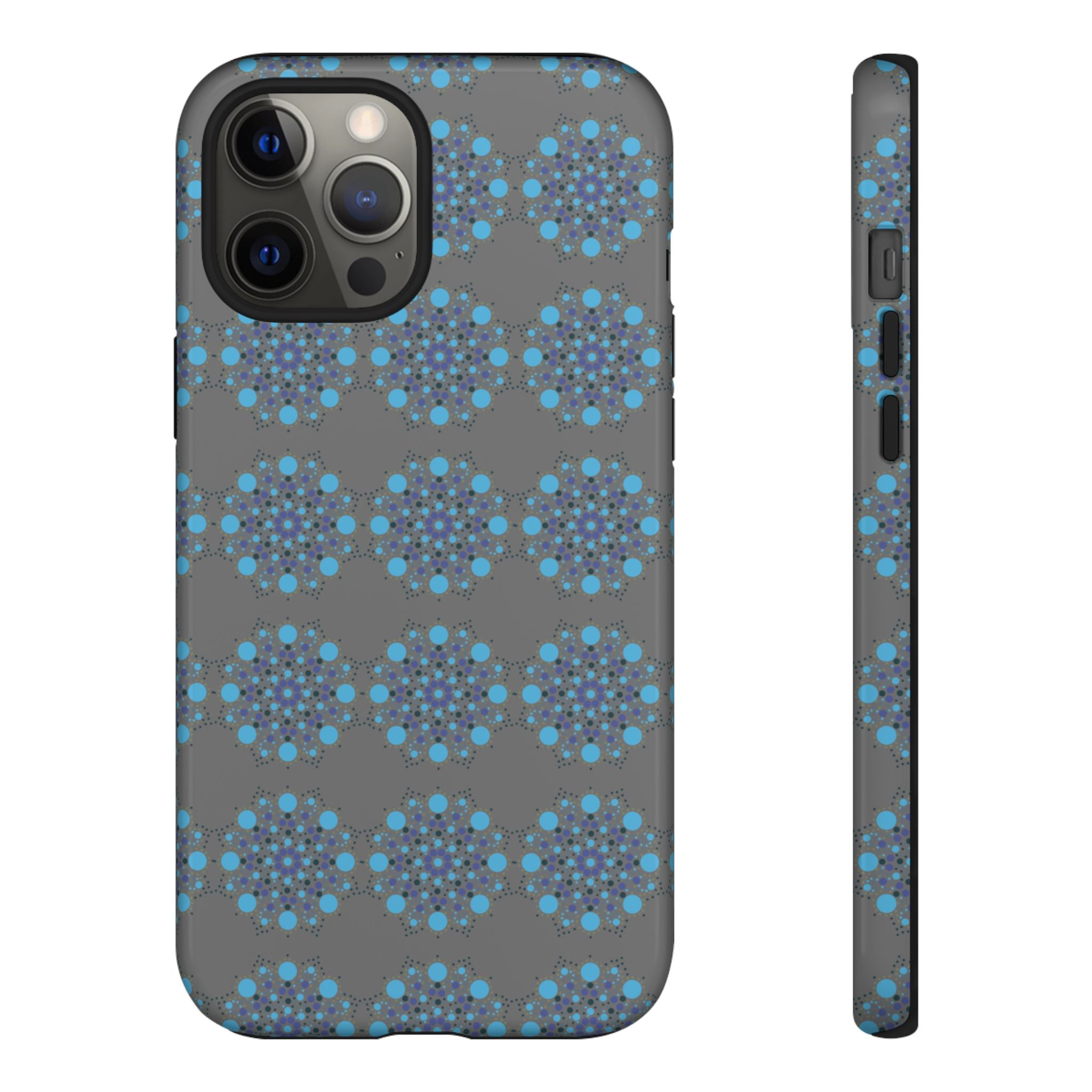 lue Geometric Phone Case for iPhone, Samsung, Google - Abstract Pattern, Protective Cover, Modern Art Phone Case, Gift for Her