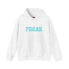 FREAK Graphic Statement Hoodie Fun Gift Sarcastic Hoodie Funny Saying Unisex Heavy Blend™ Hooded Sweatshirt