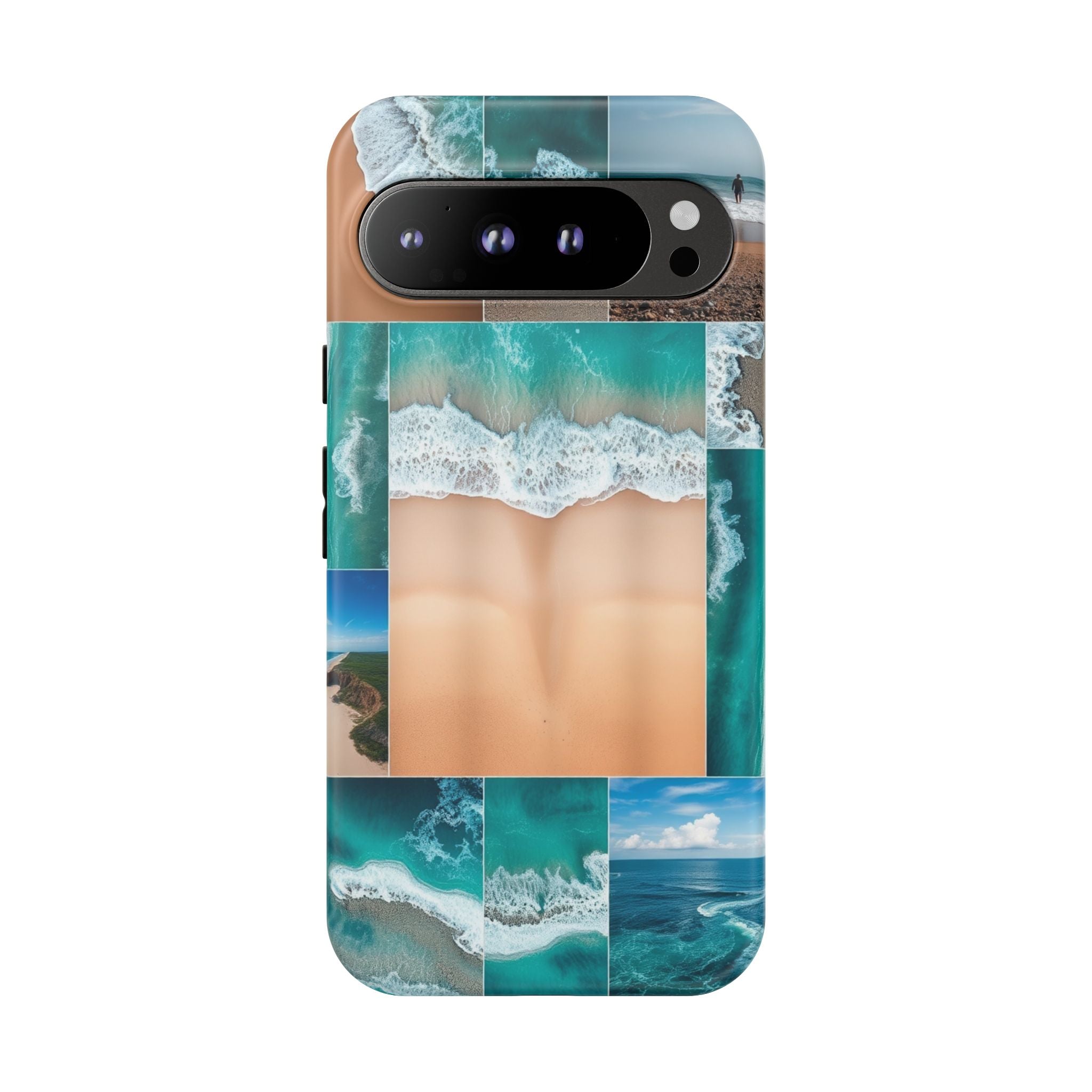 Beach Ocean Google Pixel Case Summer Vibe Coastal Tough Pixel Phone Case for Beach Lovers Travel Aesthetic Tropical Google Case Gift