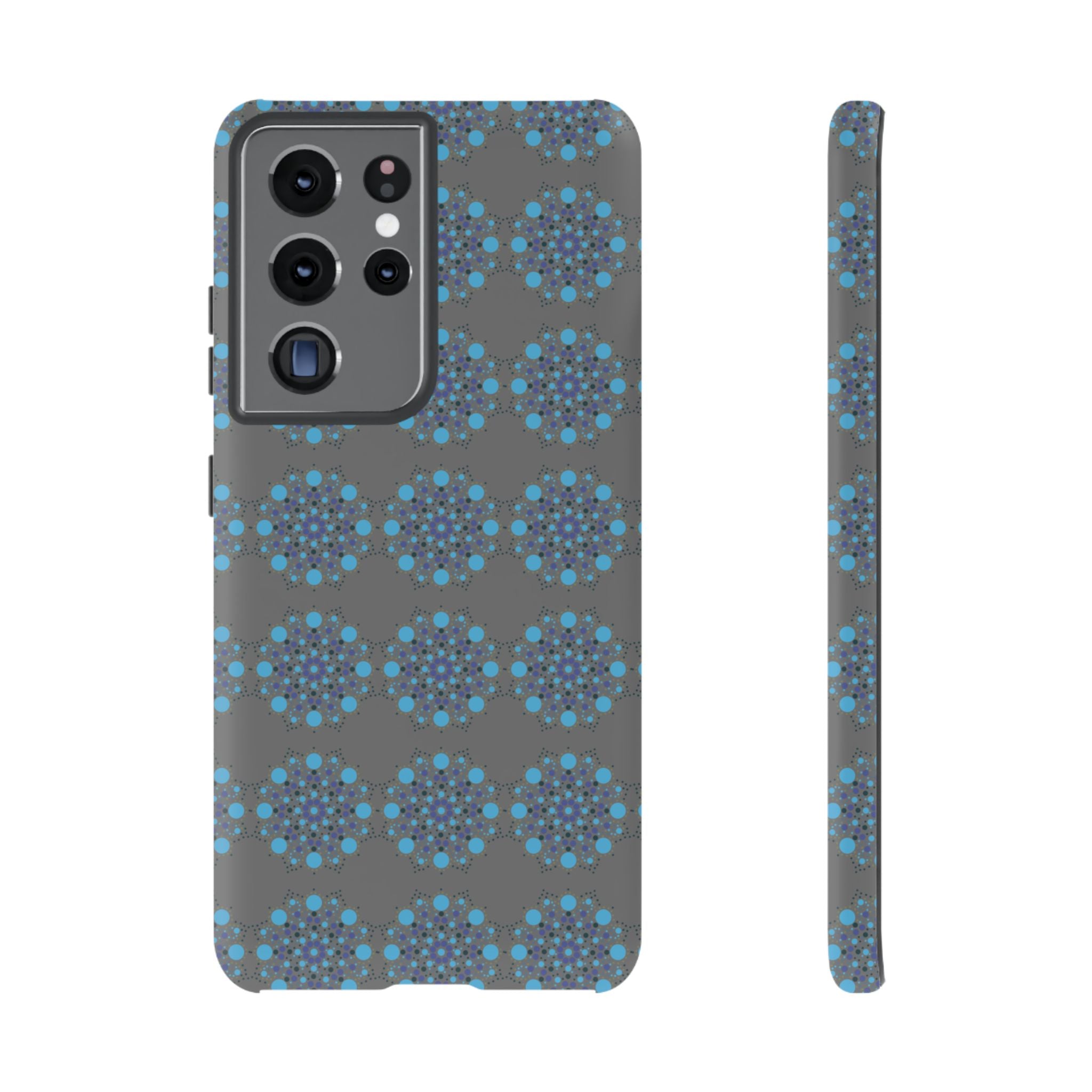 lue Geometric Phone Case for iPhone, Samsung, Google - Abstract Pattern, Protective Cover, Modern Art Phone Case, Gift for Her