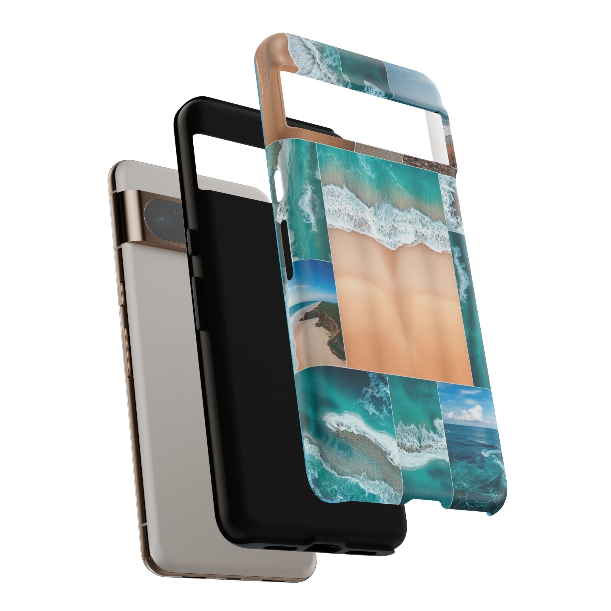 Beach Ocean Google Pixel Case Summer Vibe Coastal Tough Pixel Phone Case for Beach Lovers Travel Aesthetic Tropical Google Case Gift