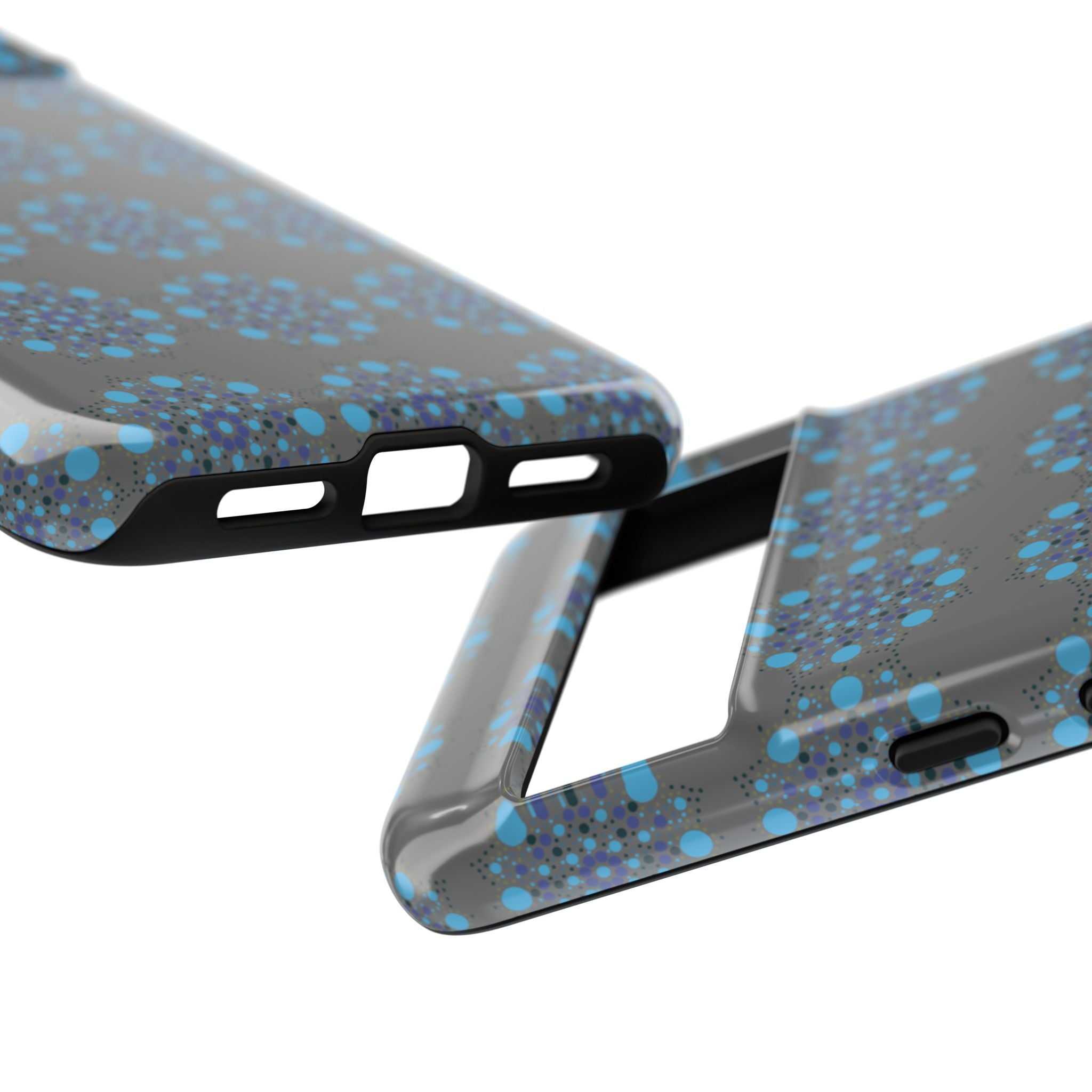 lue Geometric Phone Case for iPhone, Samsung, Google - Abstract Pattern, Protective Cover, Modern Art Phone Case, Gift for Her