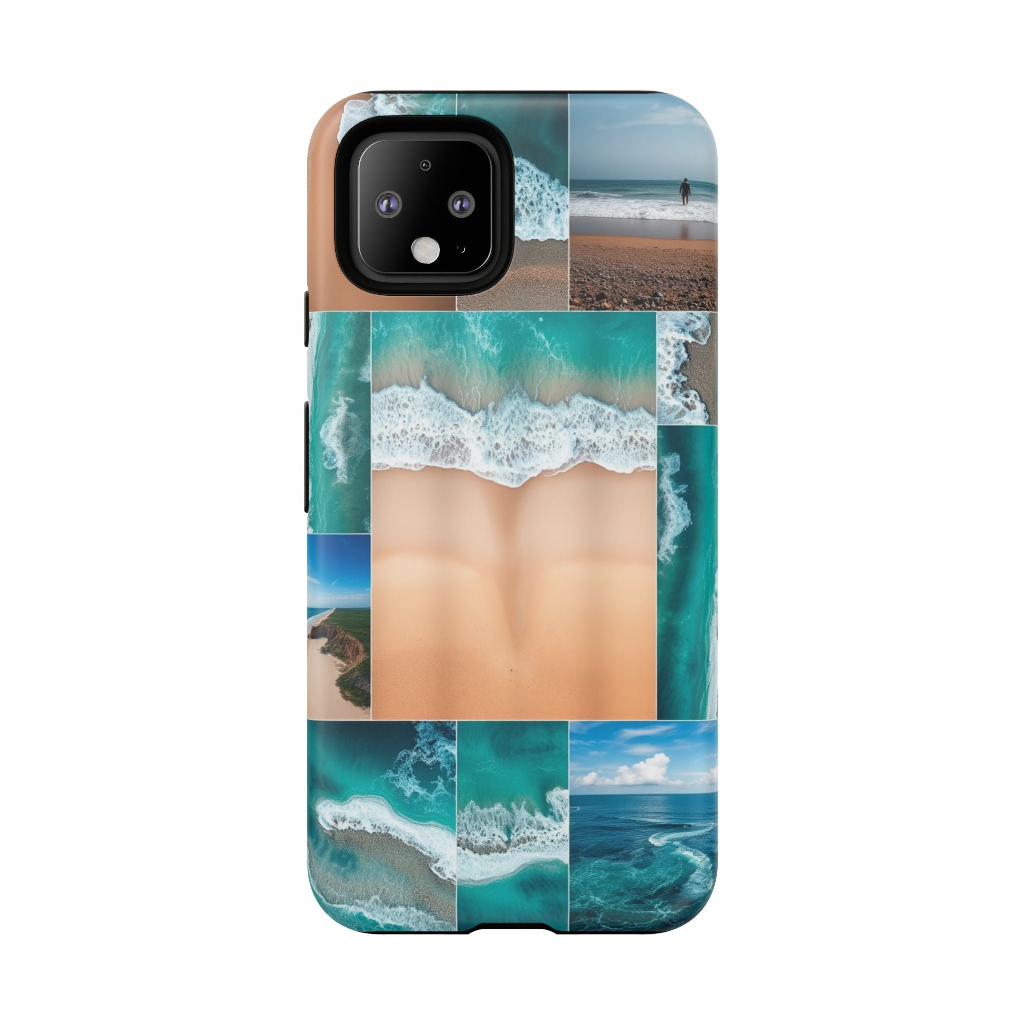 Beach Ocean Google Pixel Case Summer Vibe Coastal Tough Pixel Phone Case for Beach Lovers Travel Aesthetic Tropical Google Case Gift