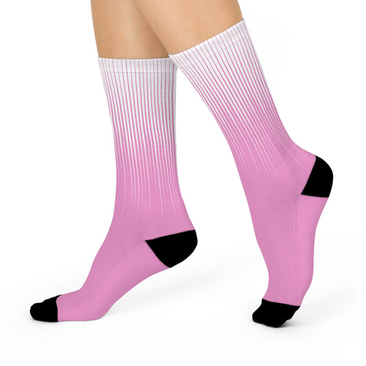 Grape Cream Cushioned Crew Socks
