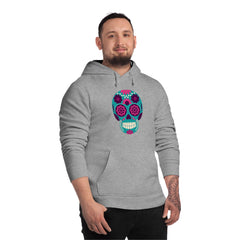 Sugar Skull Unisex Drummer Hoodie Skull Graphic Hoodie for Men ad Women's Hoodie