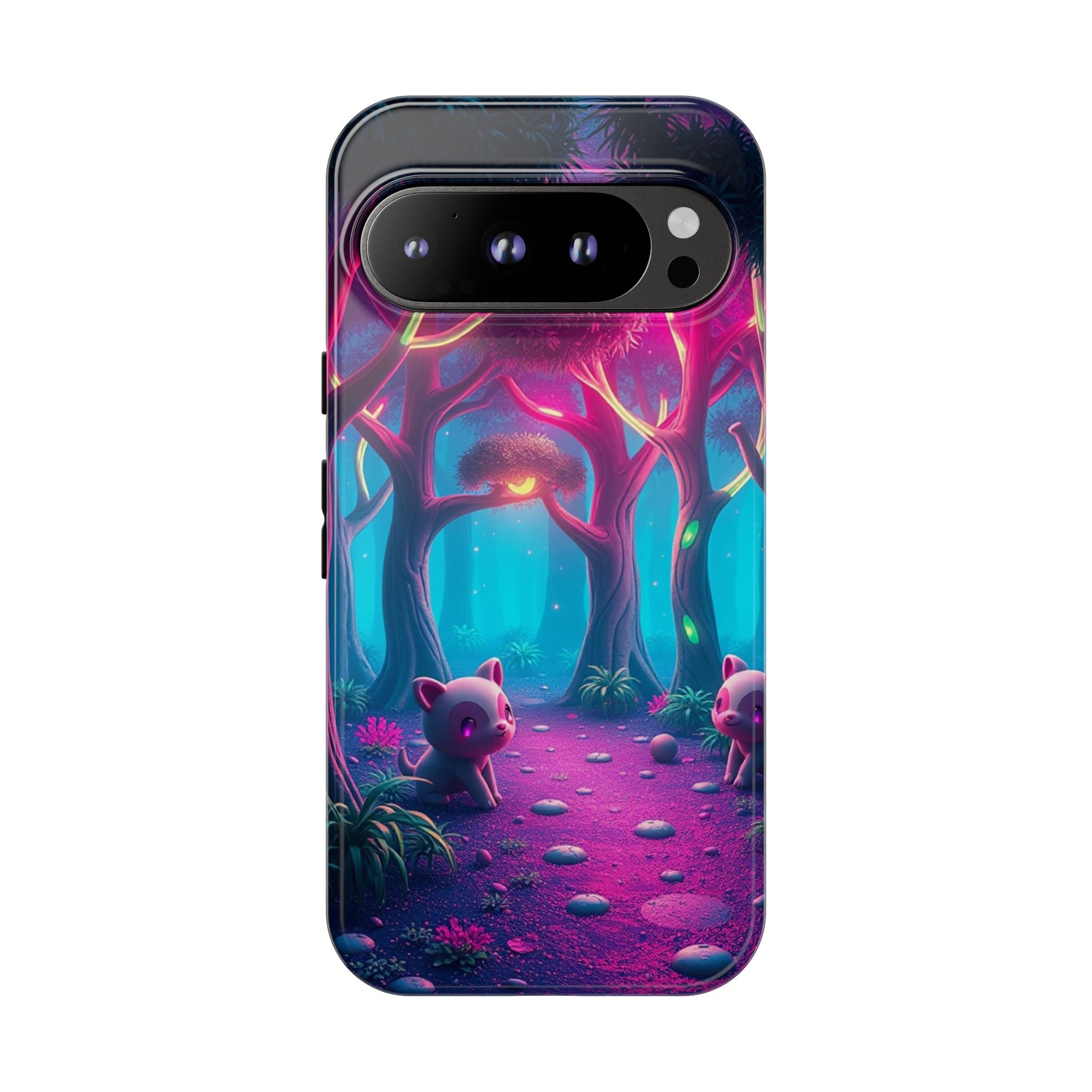 Mystical Forest Phone Case - Cute Animal Design, Tough Protection, Gift for Nature Lovers, Fantasy Decor, Phone Accessories, Eco-Friendly