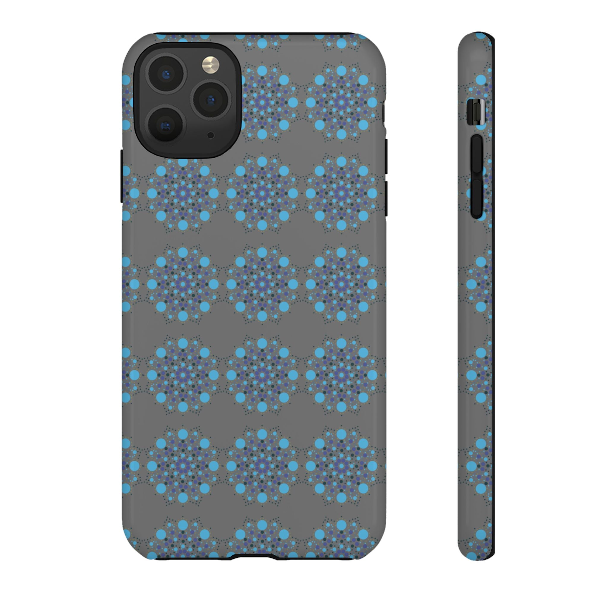 lue Geometric Phone Case for iPhone, Samsung, Google - Abstract Pattern, Protective Cover, Modern Art Phone Case, Gift for Her
