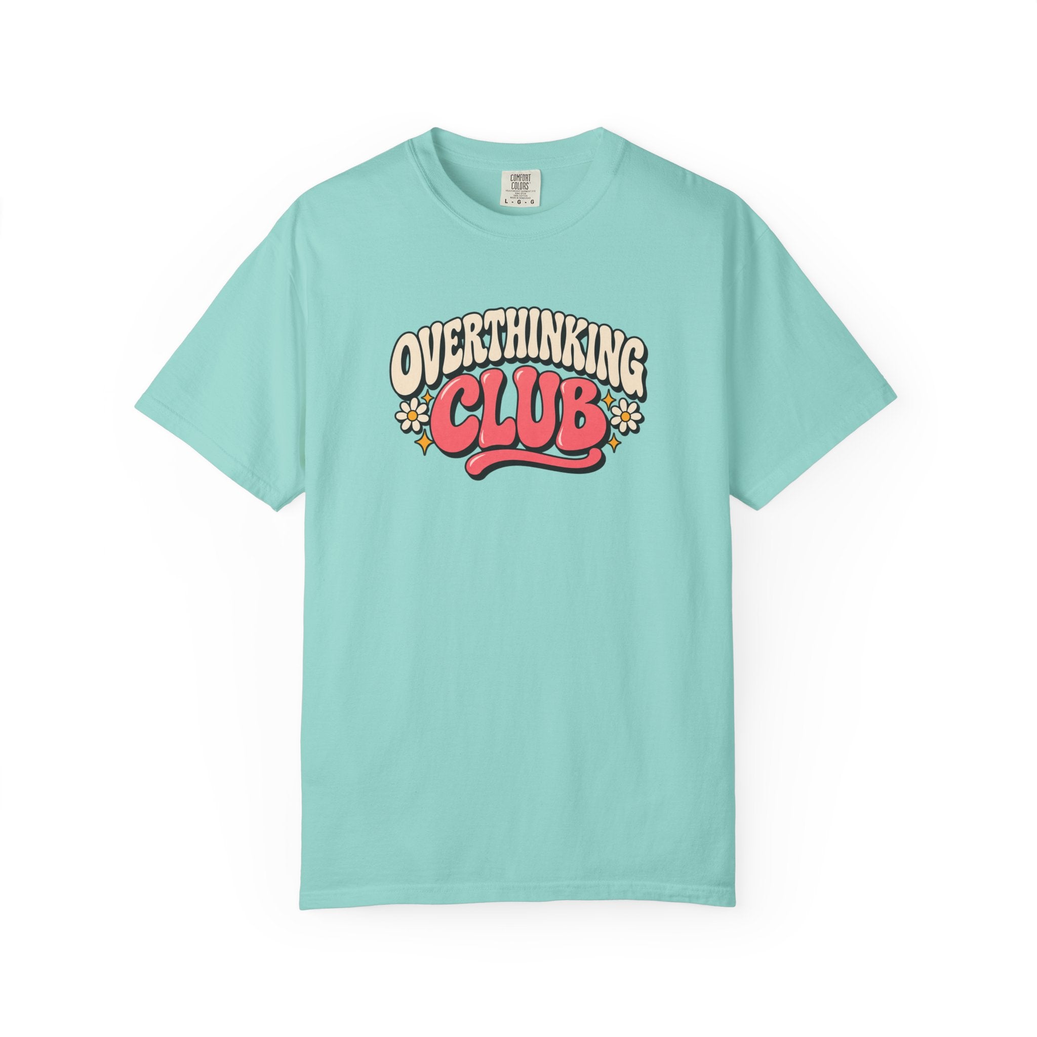 Overthinking Club Shirt – Funny Retro Graphic Tee