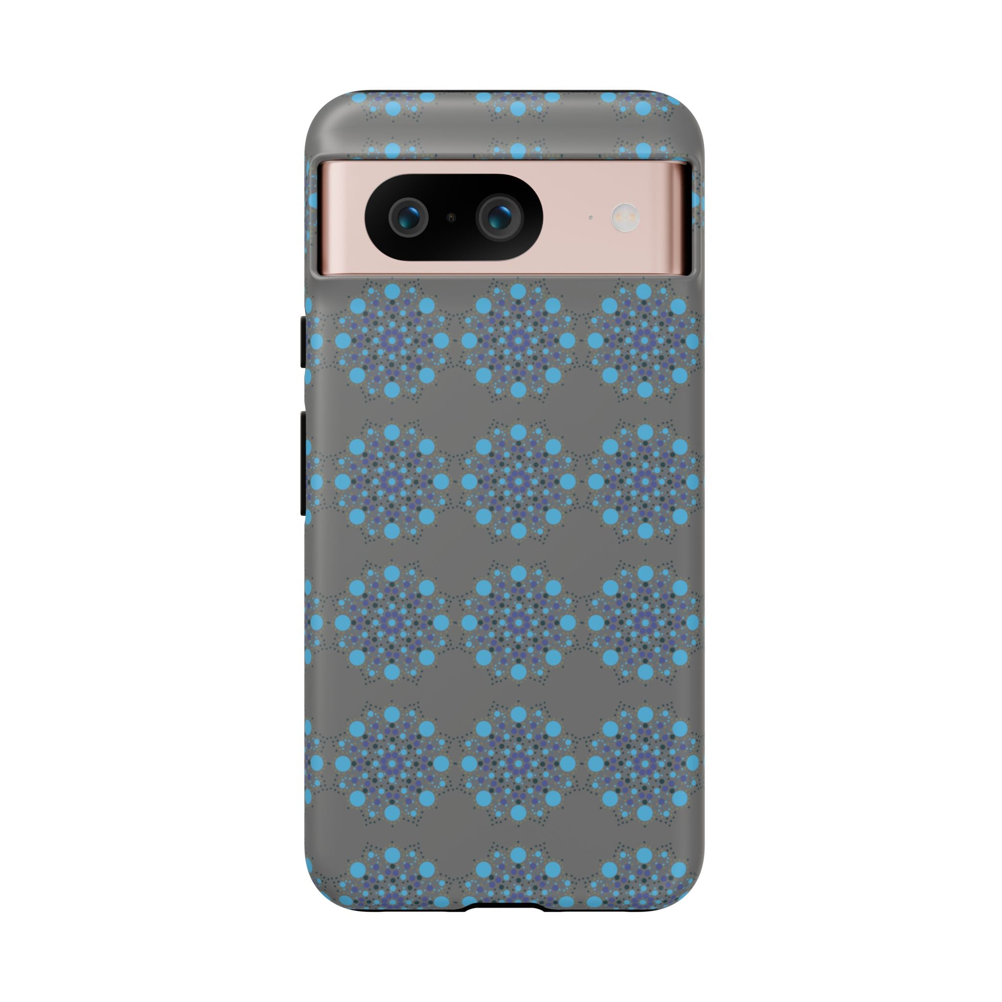 lue Geometric Phone Case for iPhone, Samsung, Google - Abstract Pattern, Protective Cover, Modern Art Phone Case, Gift for Her