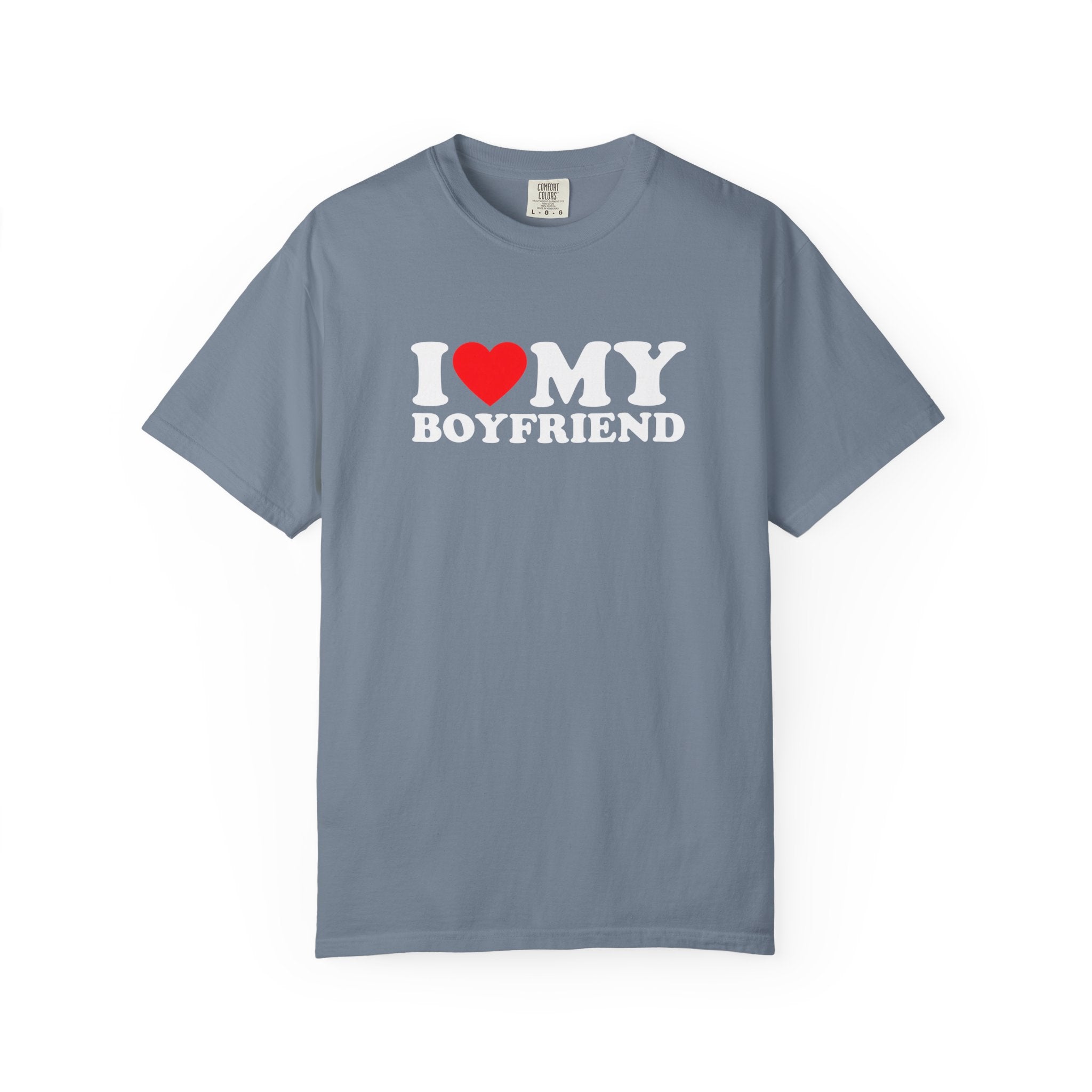 I Love My Boyfriend Shirt – Cute Relationship Graphic Tee